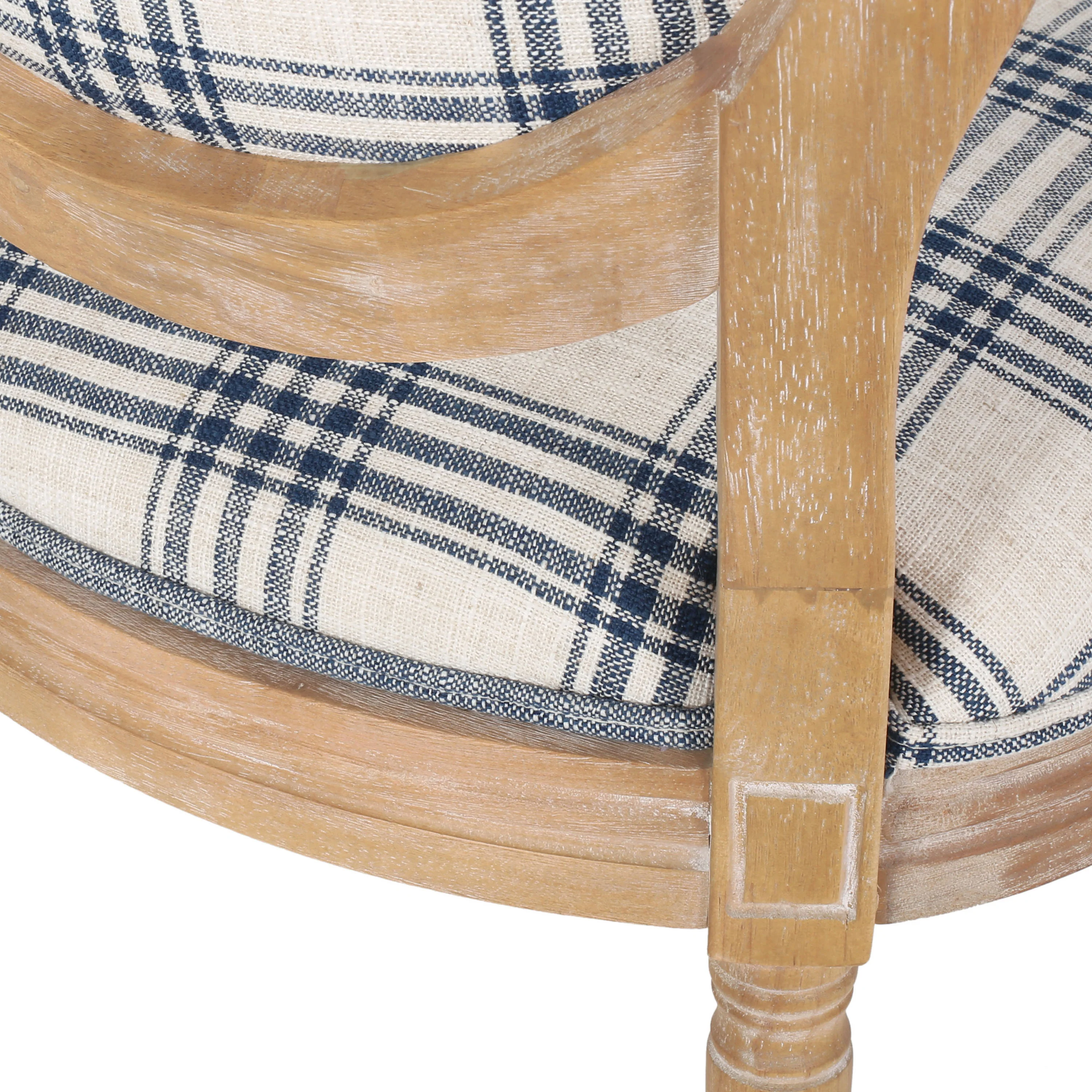 Lariya French Country Fabric Dining Chairs - furnishings