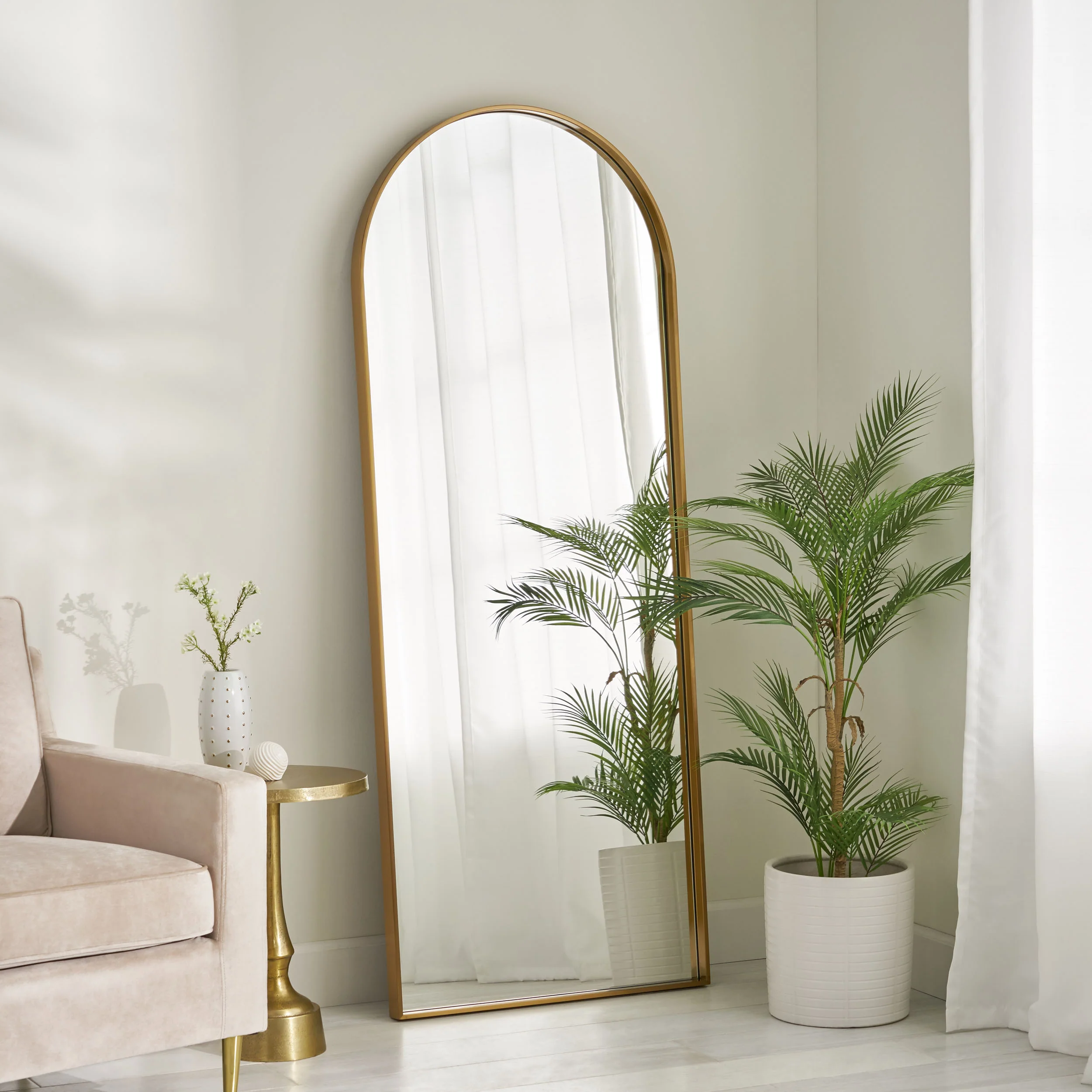 Hughey Contemporary Full Length Leaner Mirror - furnishings
