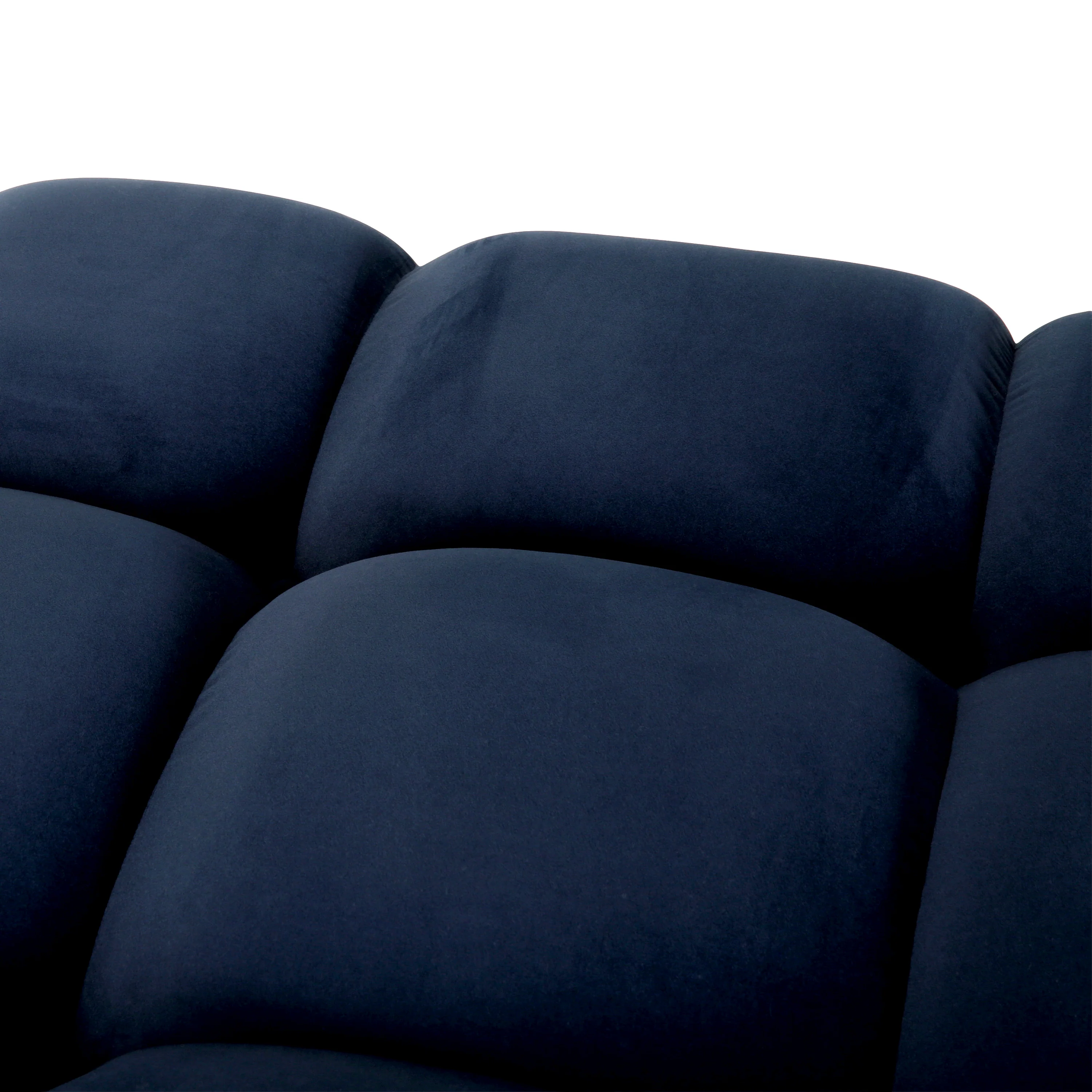 Kildare Velvet Tufted Ottoman - furnishings