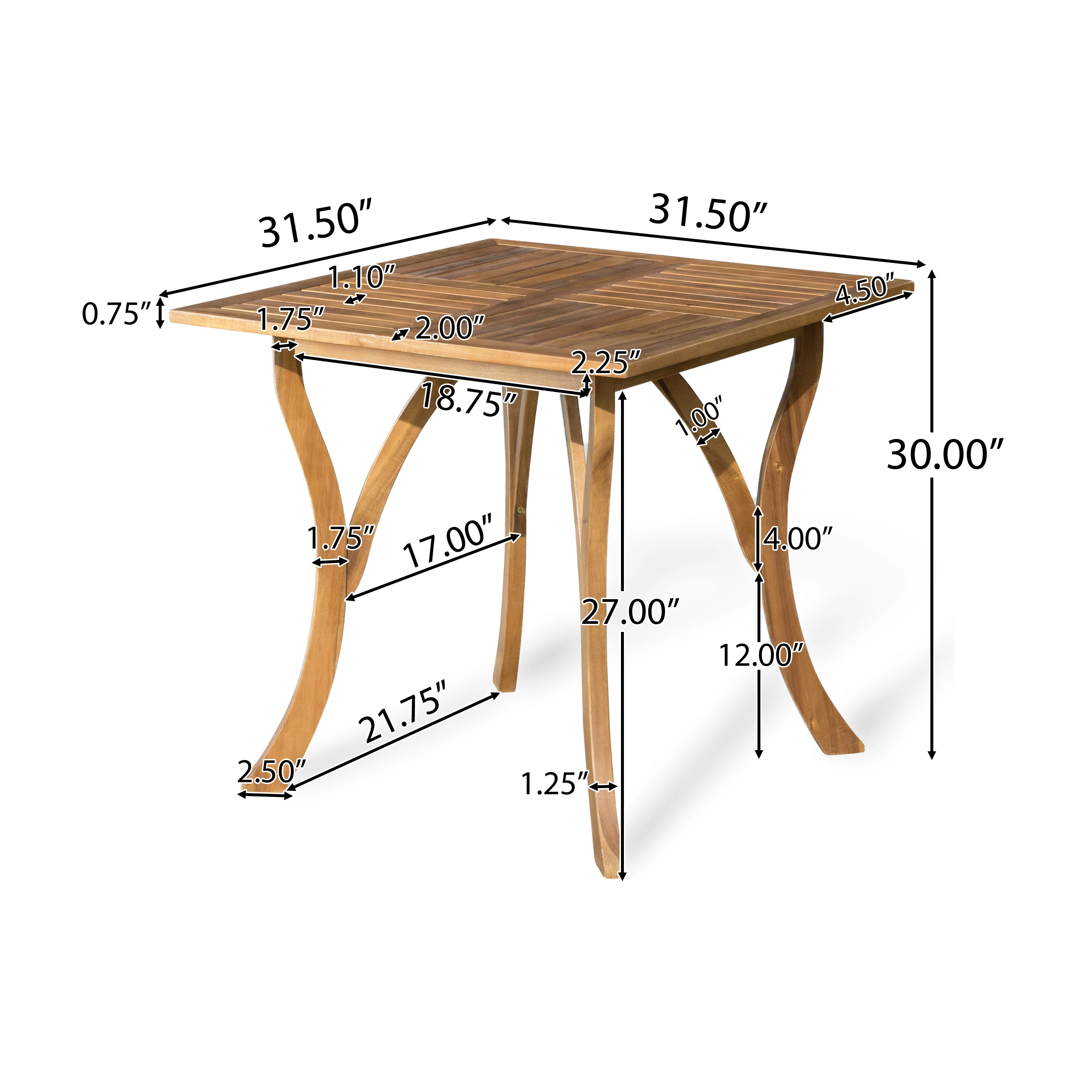 James Outdoor 5 Piece Acacia Wood/ Wicker Dining Set with Cushions, Teak Finish and Multibrown with Beige - furnishings