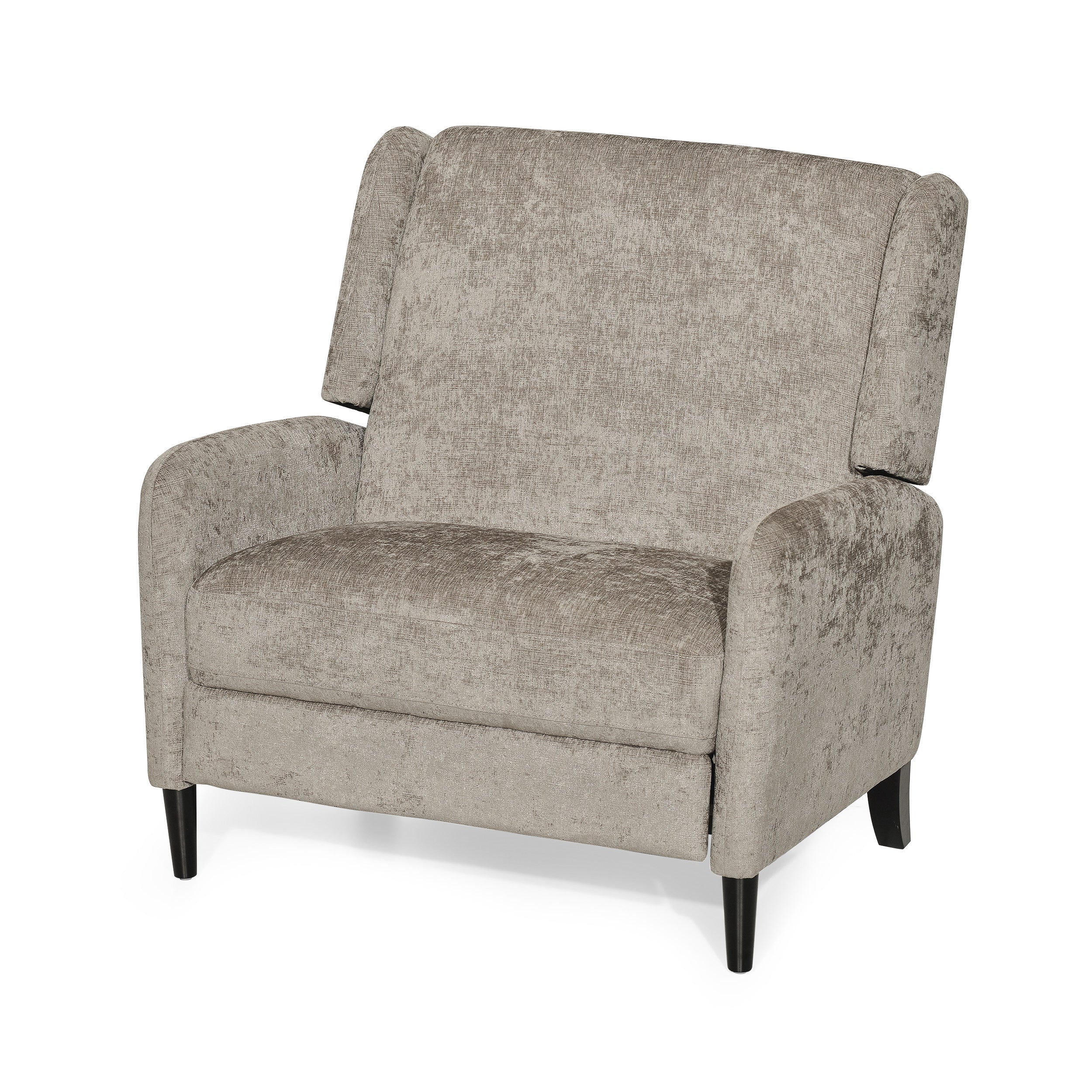Rockney Contemporary Oversized Fabric Pushback Recliner - furnishings