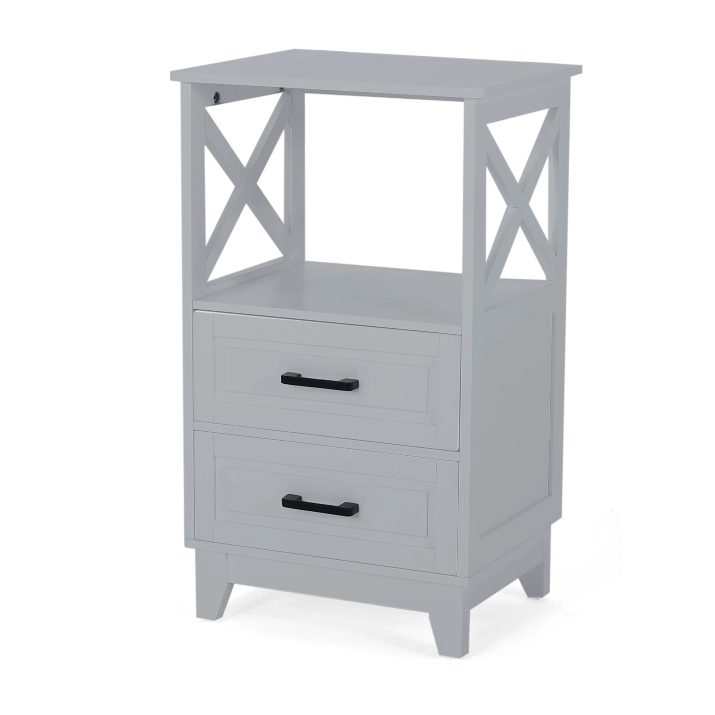 McCusker Modern Bathroom Storage Cabinet with Drawers - furnishings