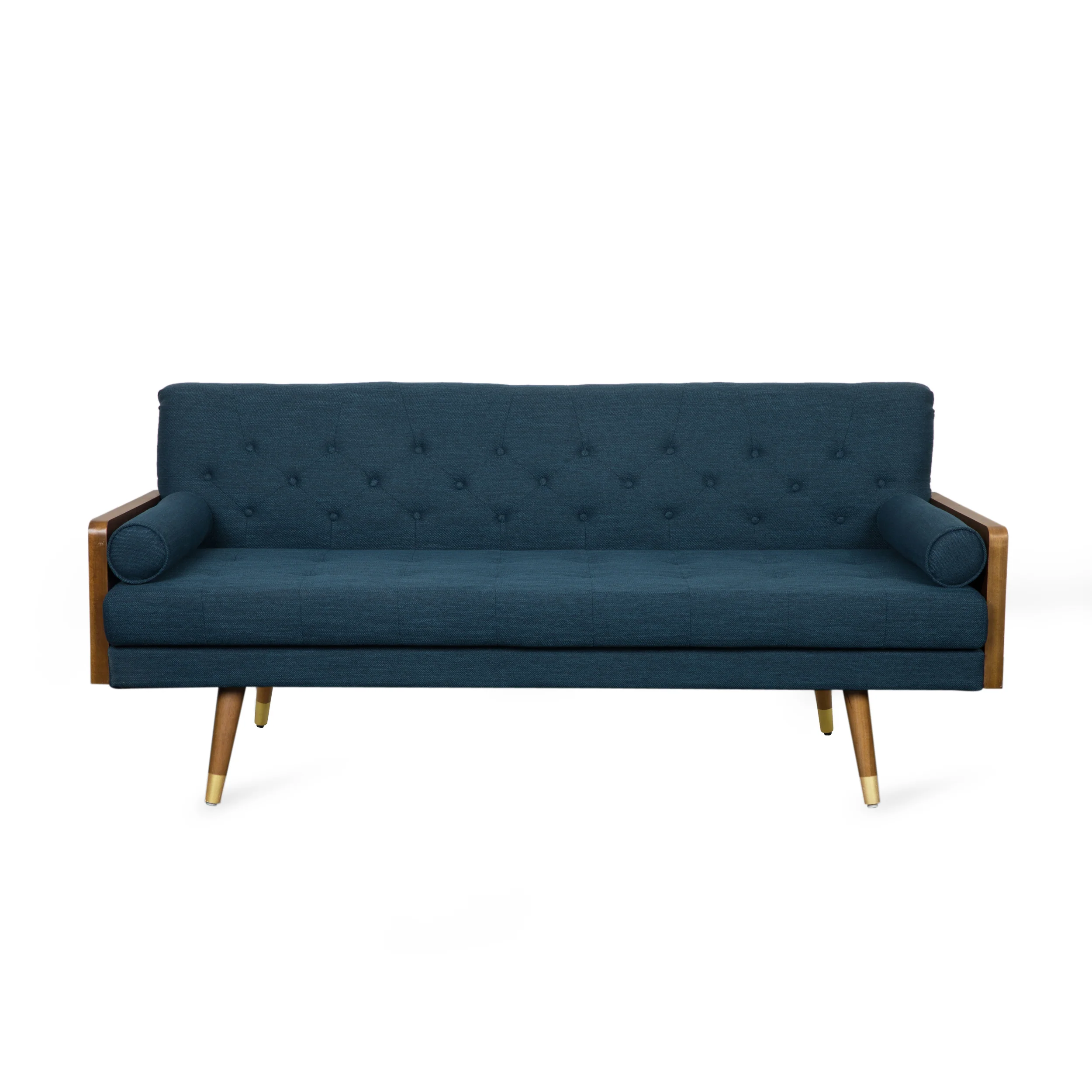 Aidan Mid Century Modern Tufted Fabric Sofa - furnishings