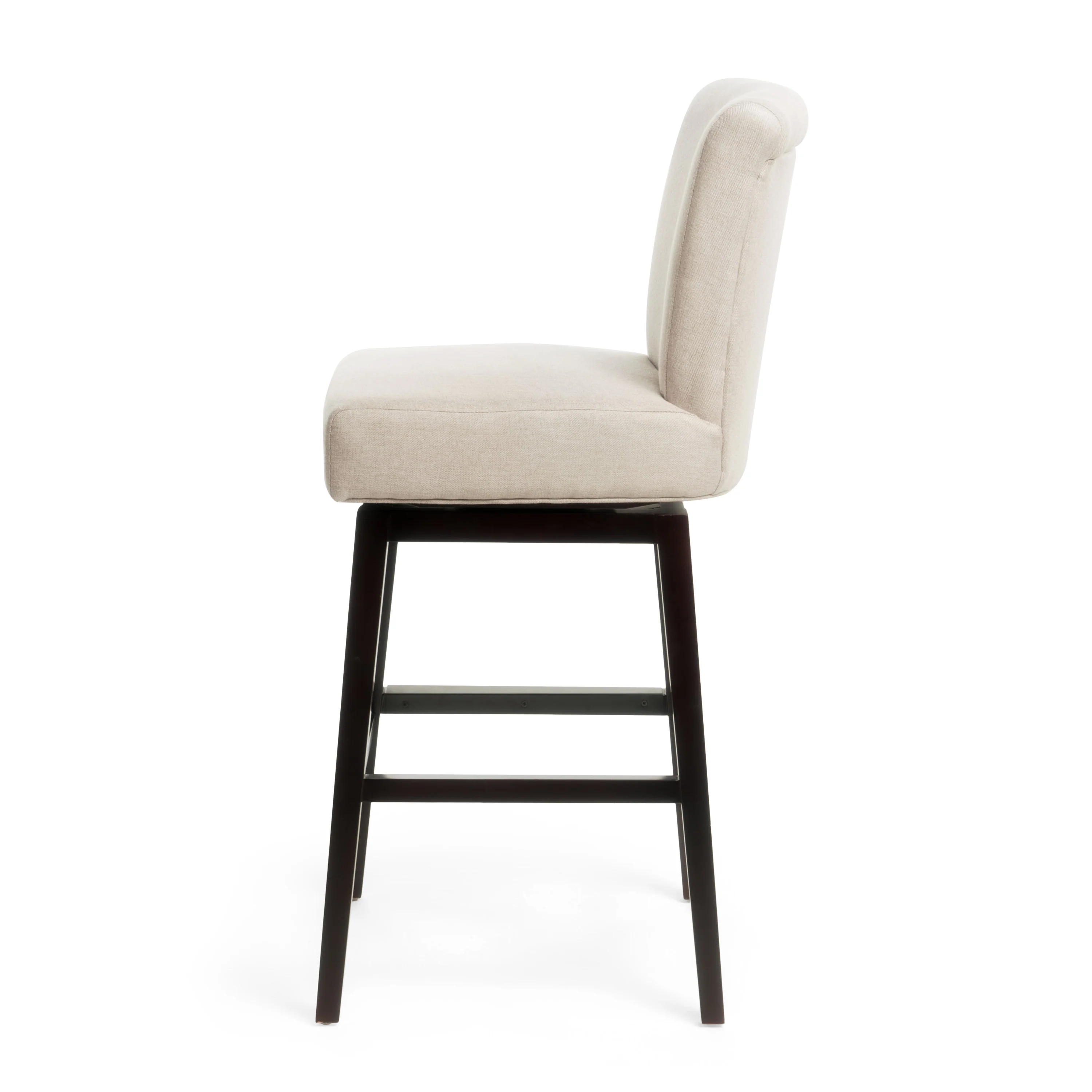 Tristan 32-Inch Wheat Fabric Swivel Barstool - furnishings