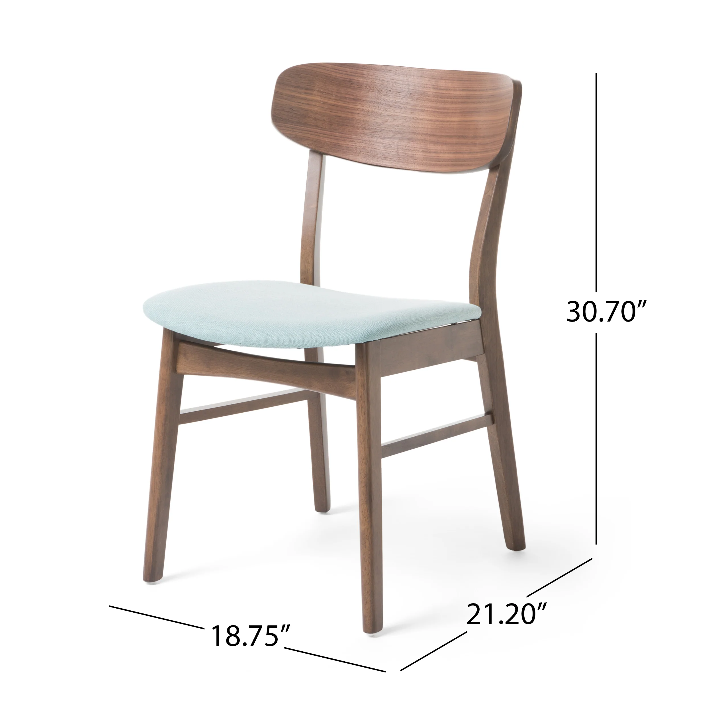 Carmody Wood and Fabric 7 Piece Dining Set - furnishings