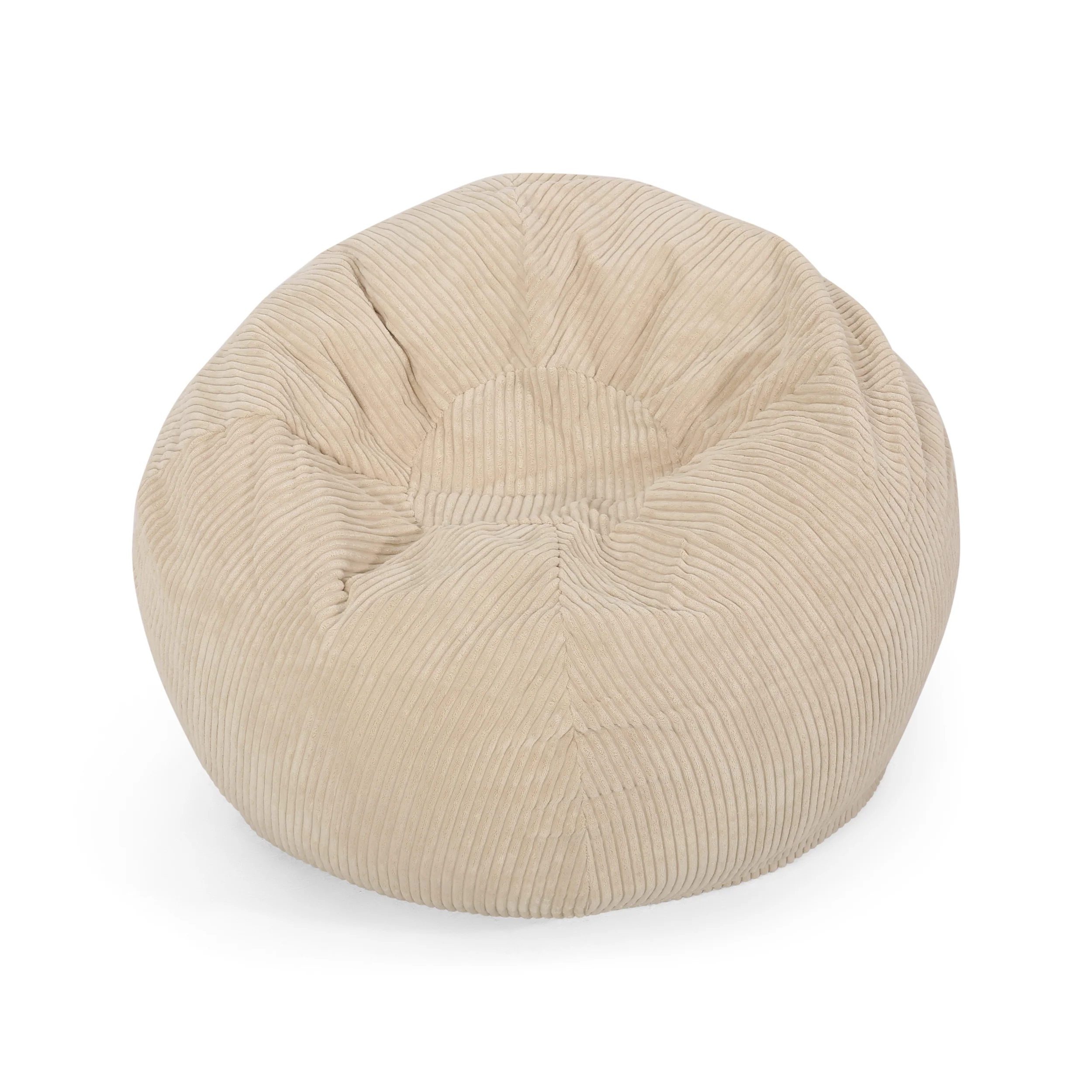 Germaine 3 Foot Modern Corduroy Beanbag - furnishings