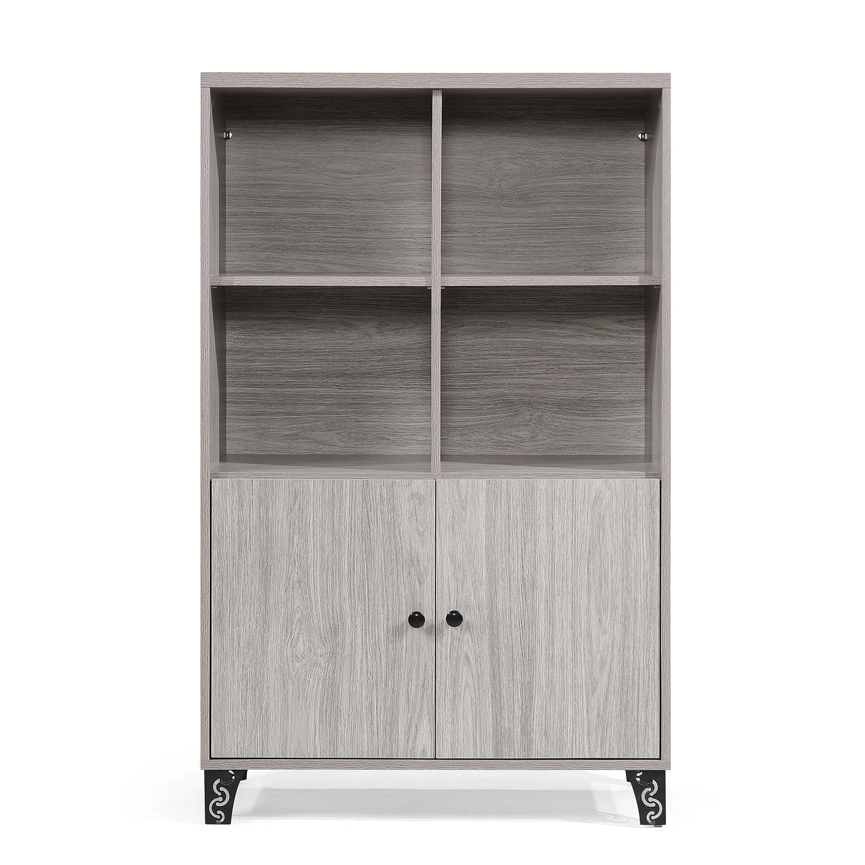 Justina Mid Century Modern Shelf Cabinet - furnishings
