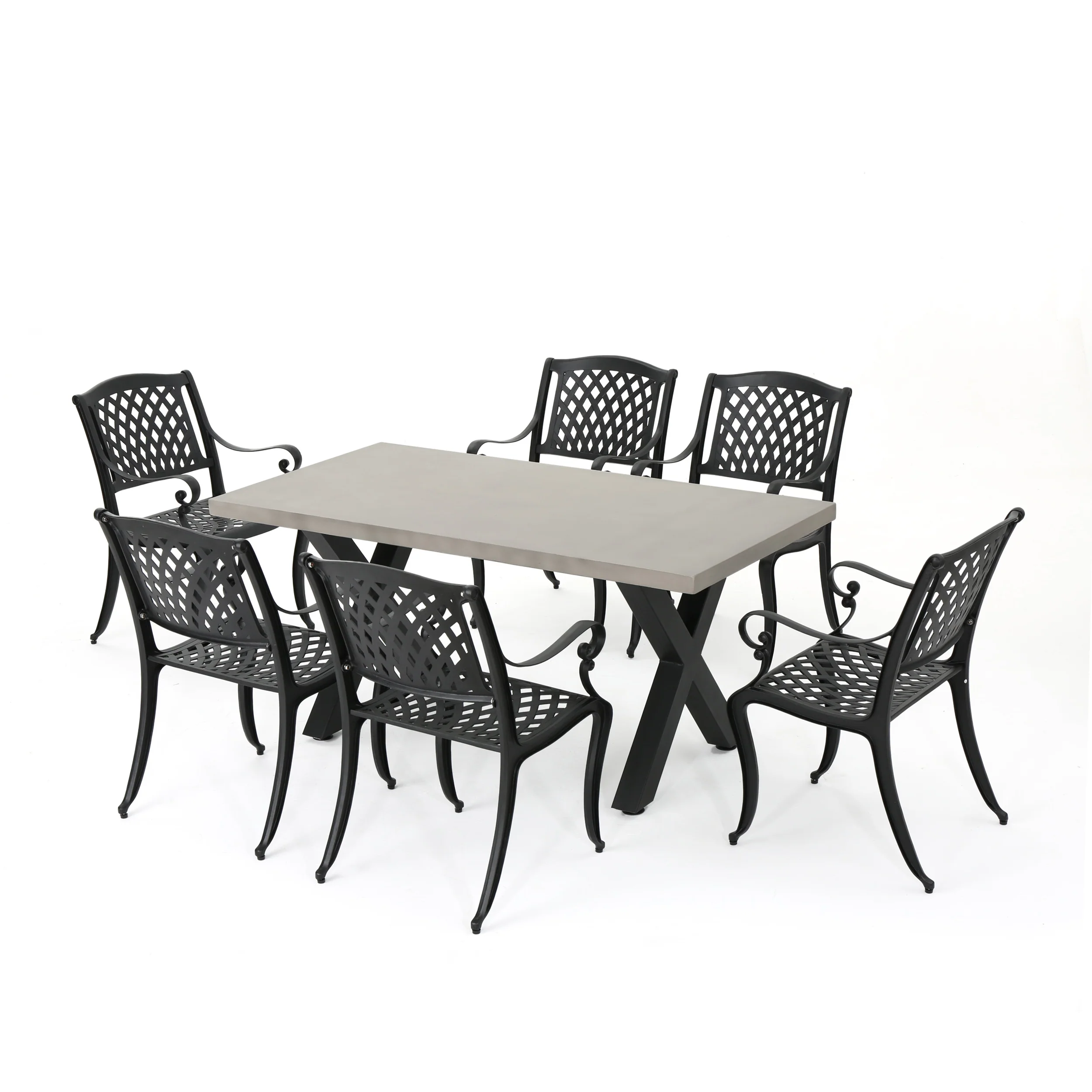Caprice Outdoor 6 Seater Dining Set - furnishings