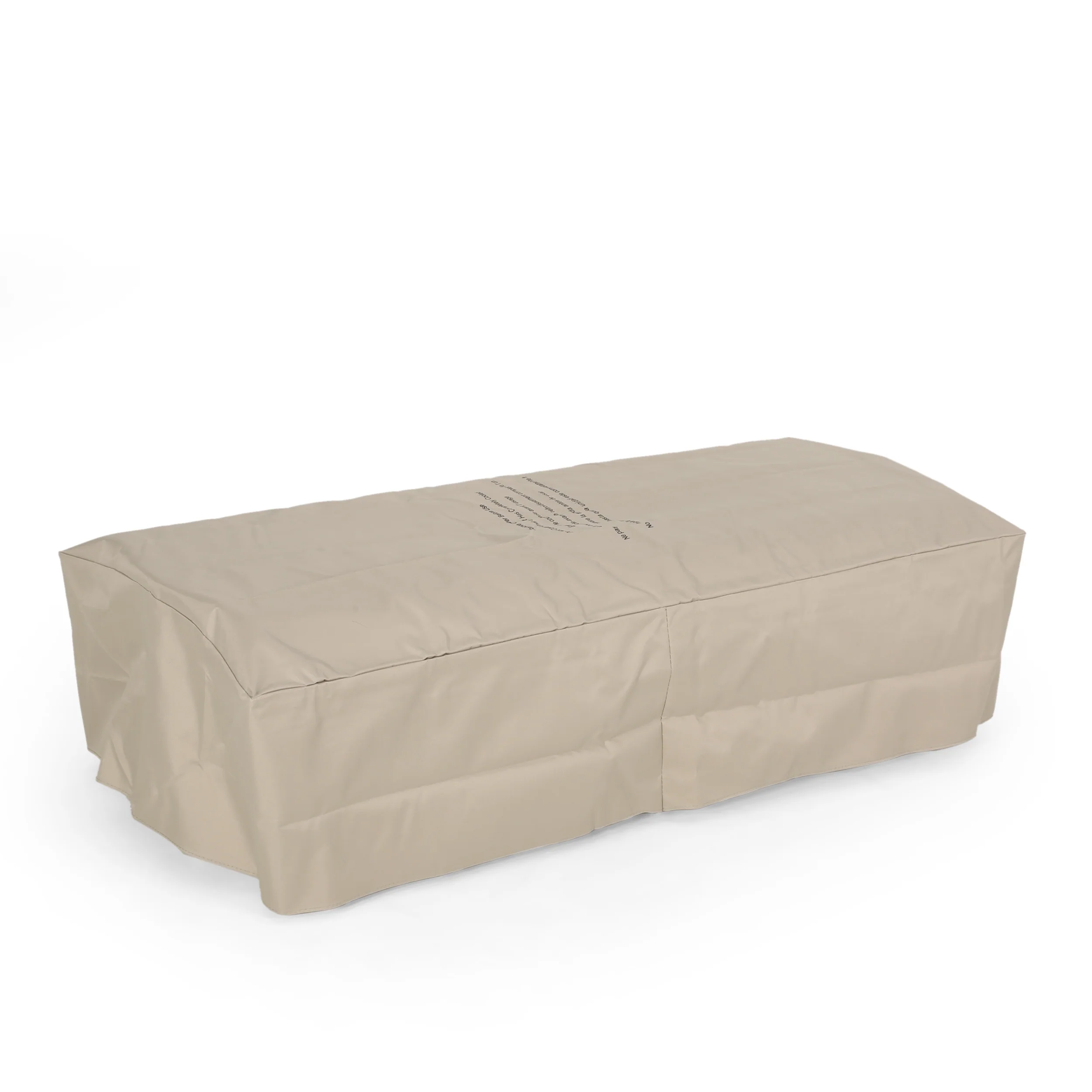 Riegel Outdoor 50000 BTU Rectangular Fire Pit with Tank Holder, Dark Gray - furnishings
