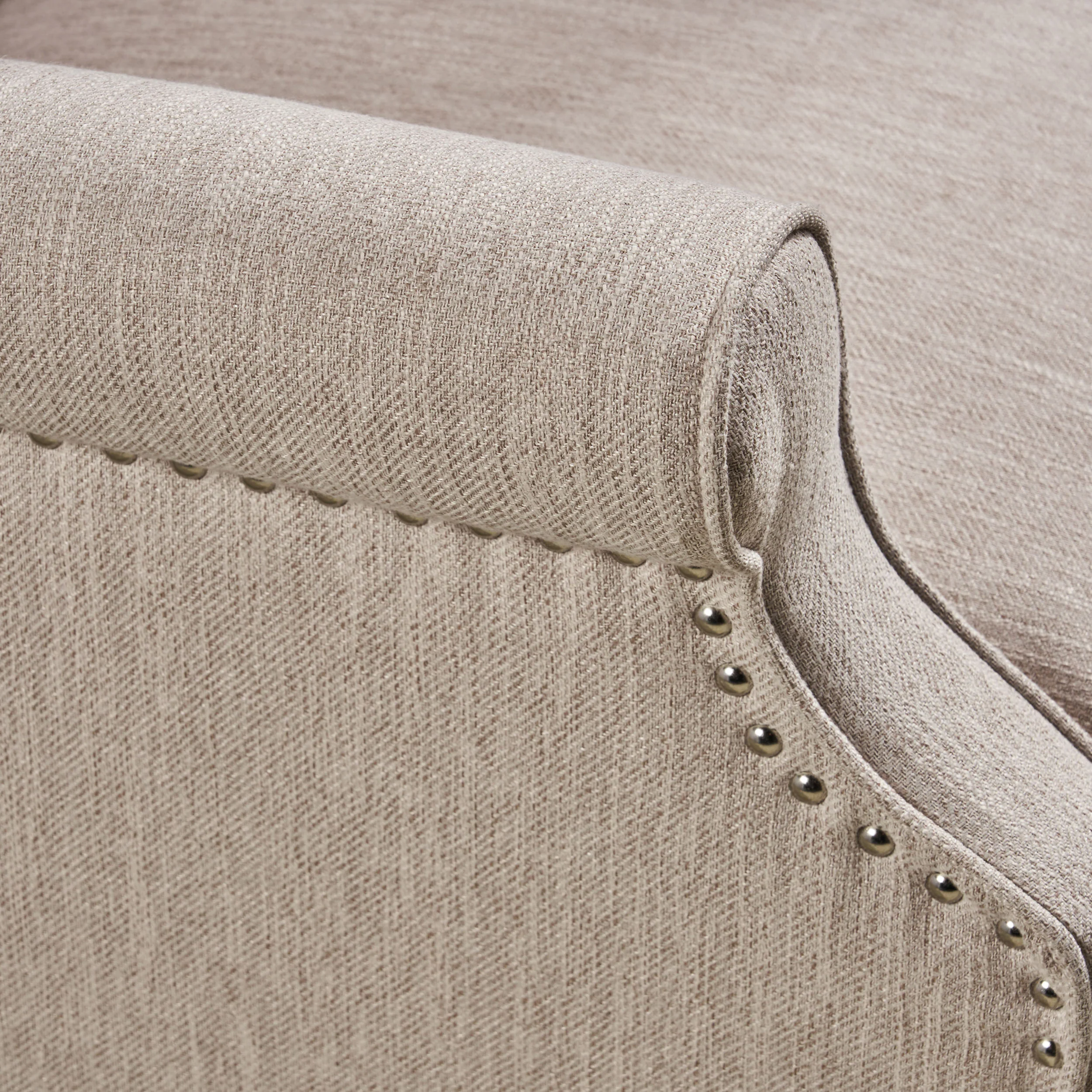 Salome Oversized Tufted Wingback Fabric Push Back Recliner - furnishings