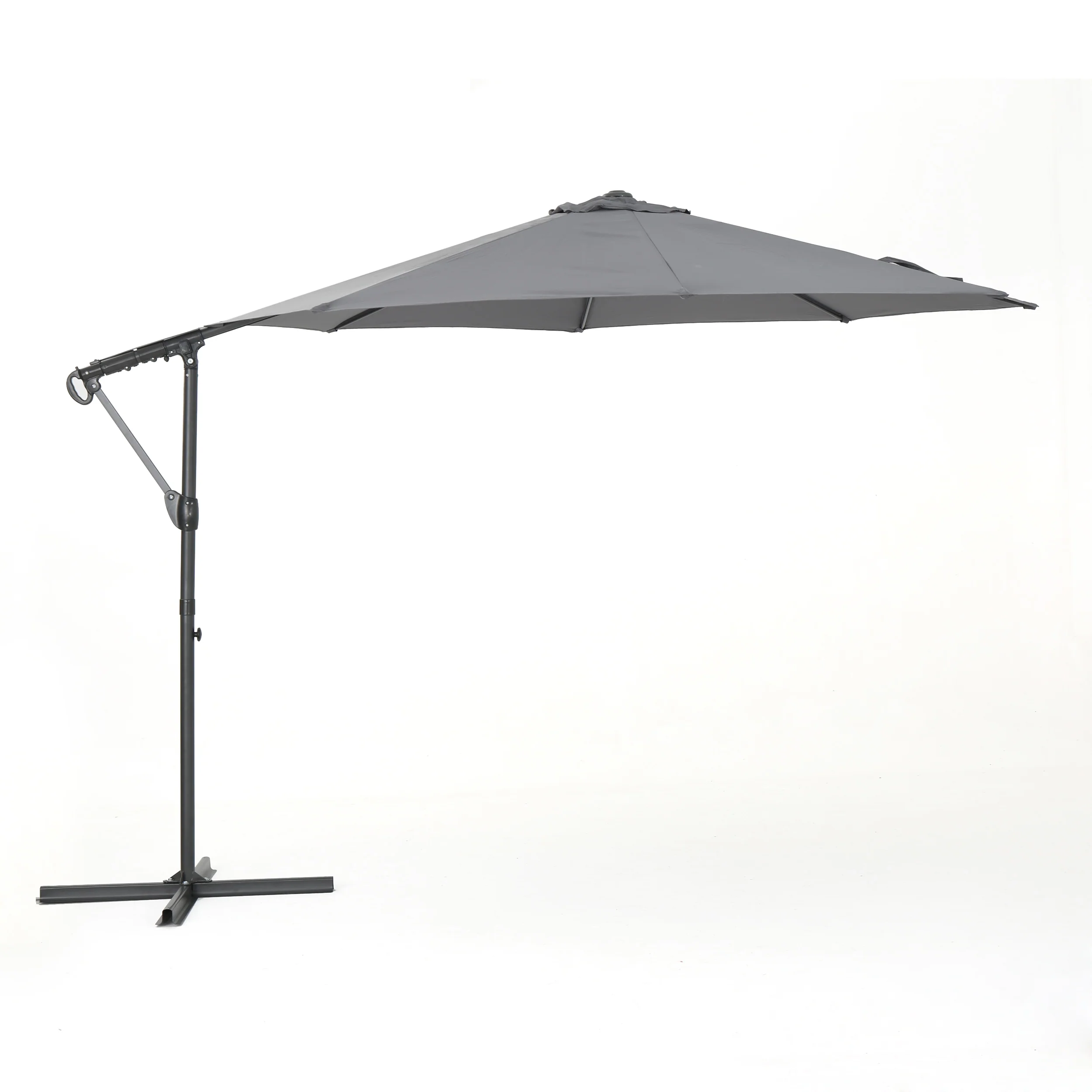Sloane Outdoor Water Resistant Steel Frame Banana Sun Canopy - furnishings