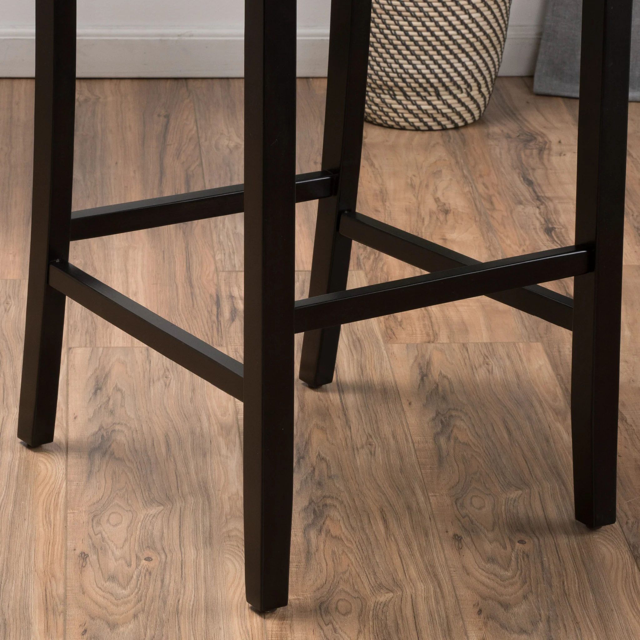 Pierre 31-Inch Brown Mocha Fabric Barstool (Set of 2) - furnishings