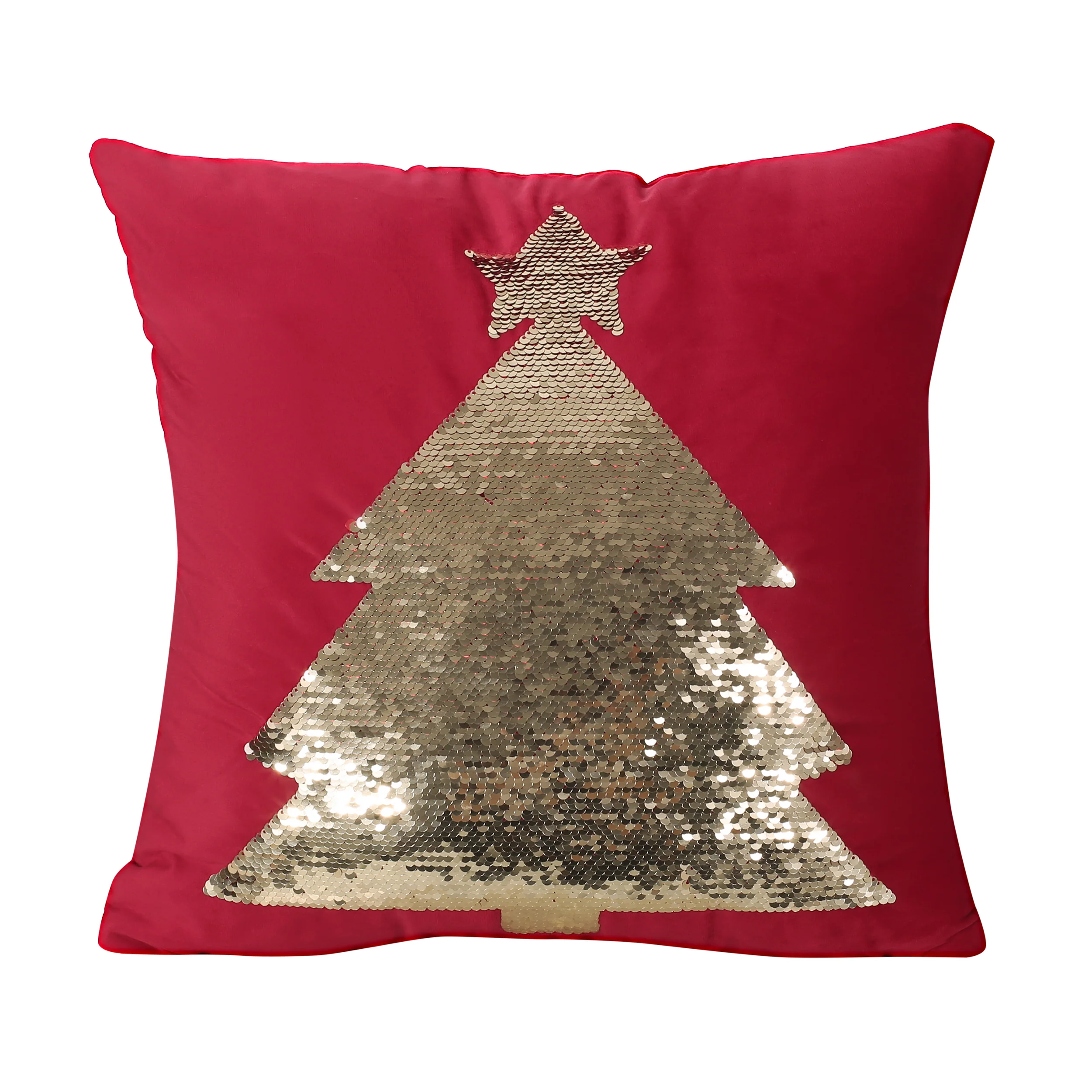 Cibola Glam Velvet Christmas Throw Pillow - furnishings