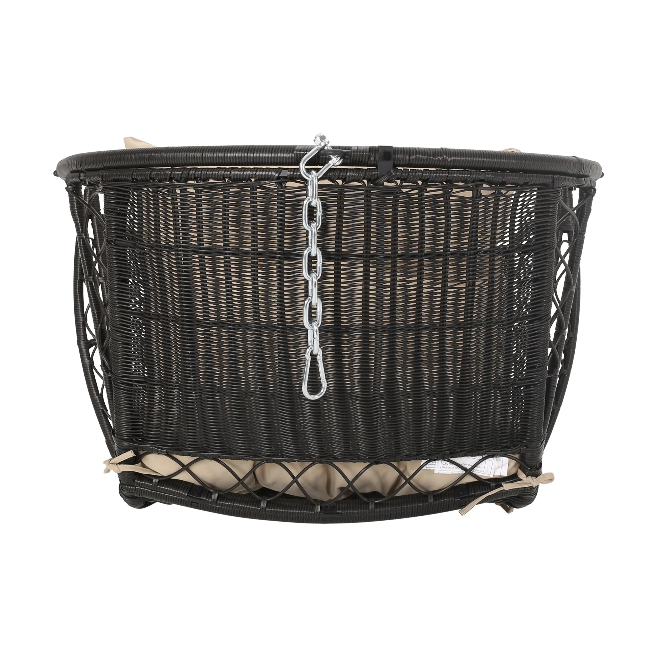 Aydan Outdoor/Indoor Wicker Basket Hanging Chair (NO STAND) - furnishings