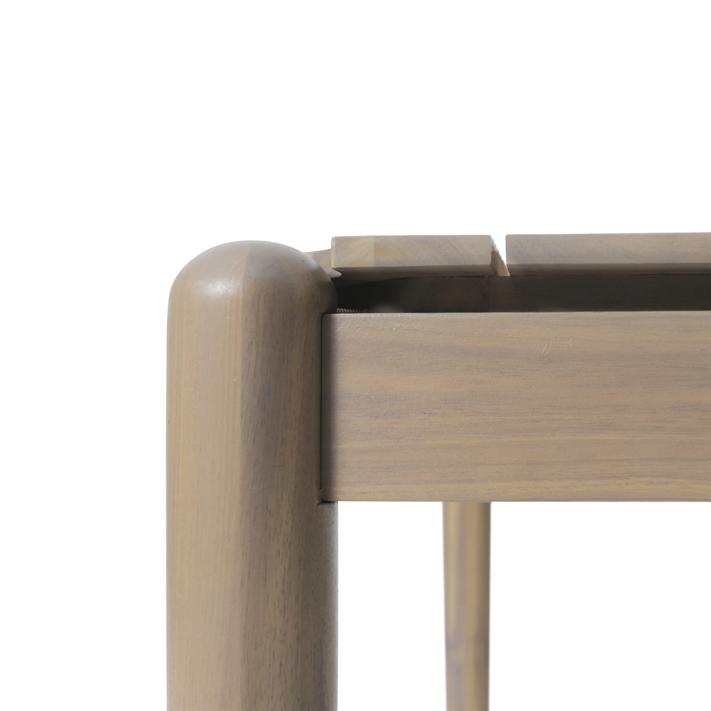 Tellin Acacia Wood 6 Seater Dining Table, Light Ash - furnishings