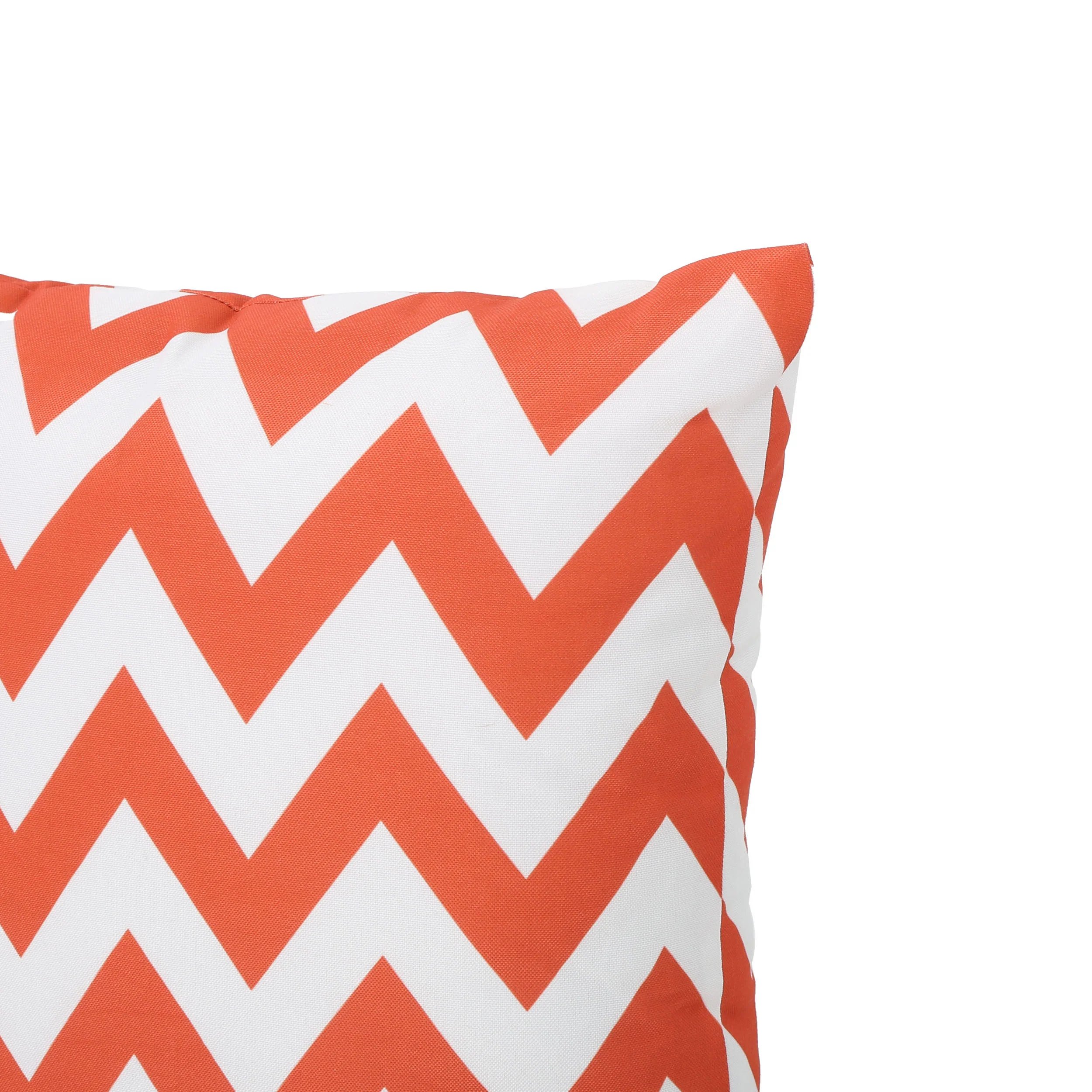 Ernest Indoor Zig Zag Striped Water Resistant Square Throw Pillow - furnishings