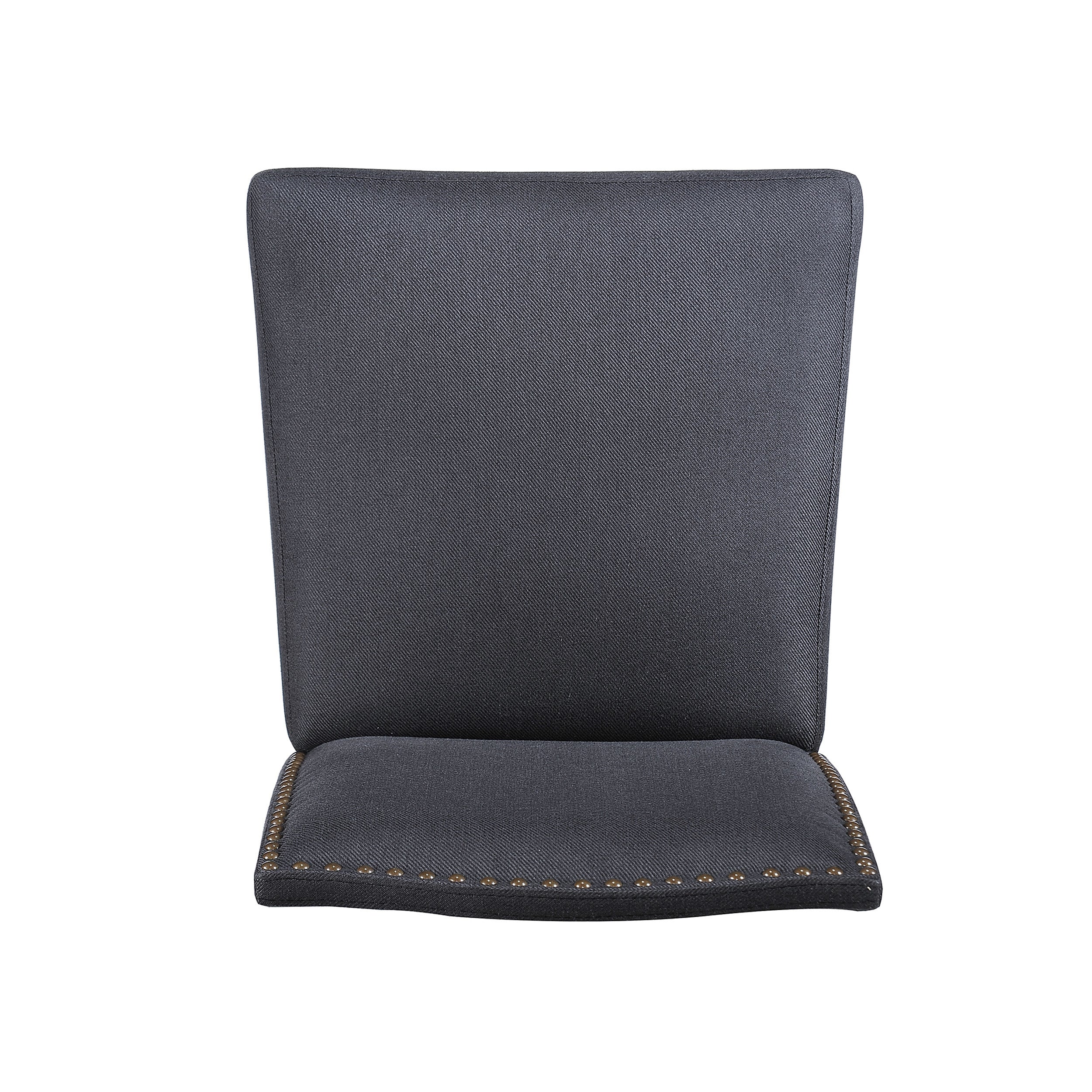 Kainu Dark Charoal Fabric Barstools, Set of 2 - furnishings