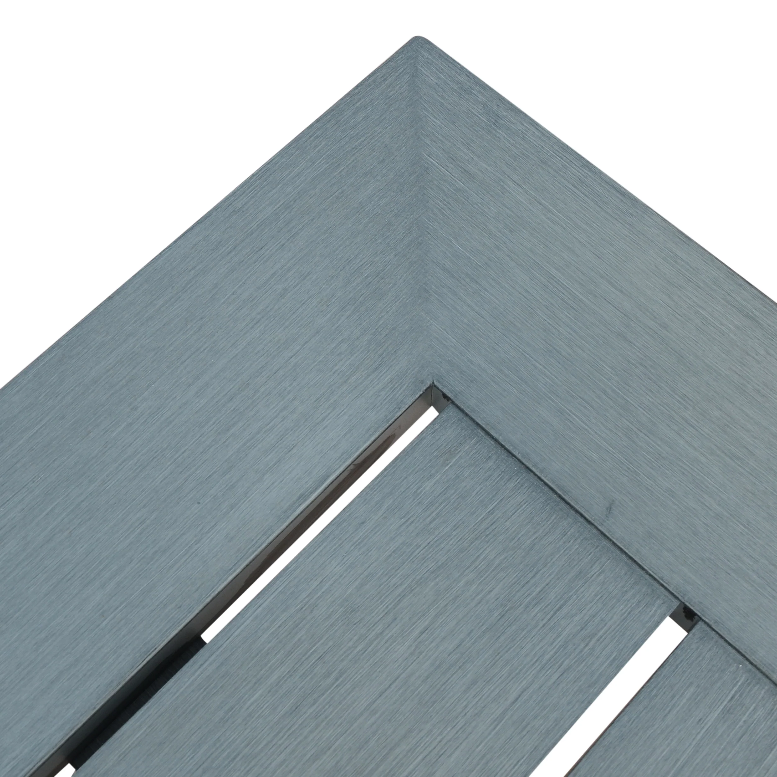 Icey Modern Outdoor Aluminum Dining Bench - furnishings