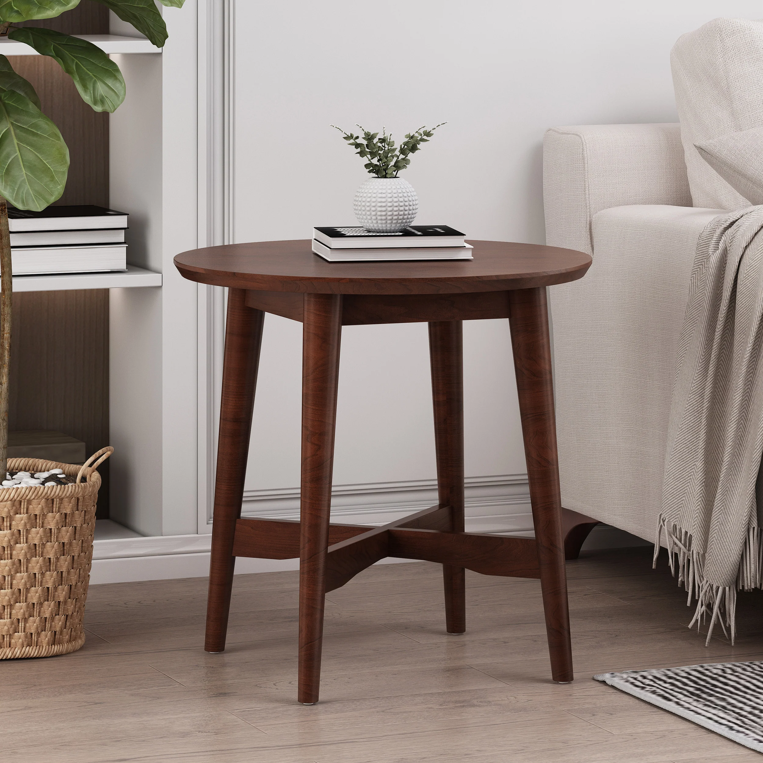 Murdock Mid-Century Modern Wood End Table - furnishings