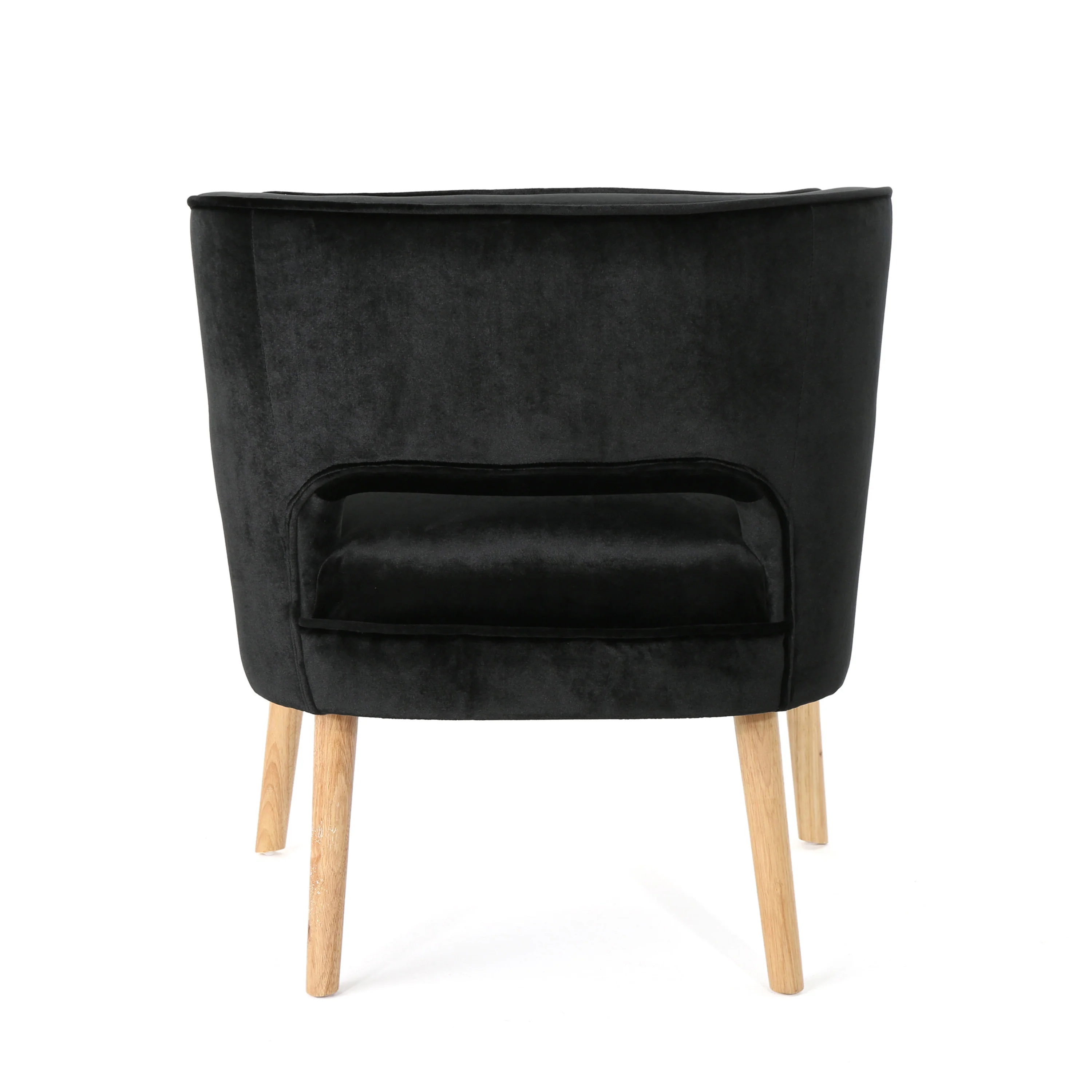 Michaela Mid Century Modern Velvet Accent Chair - furnishings