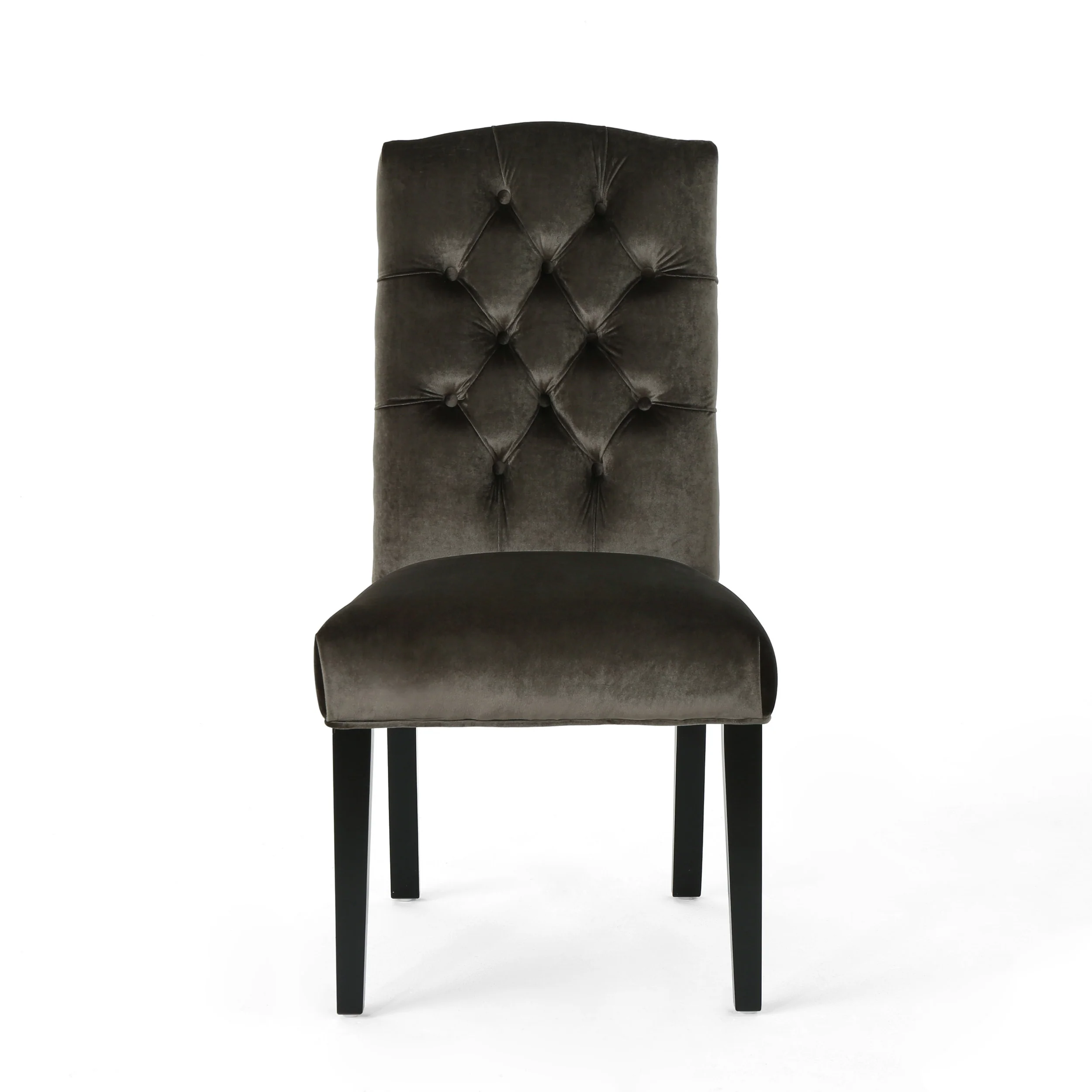Joyce Traditional Crown Top New Velvet Dining Chairs (Set of 2) - furnishings
