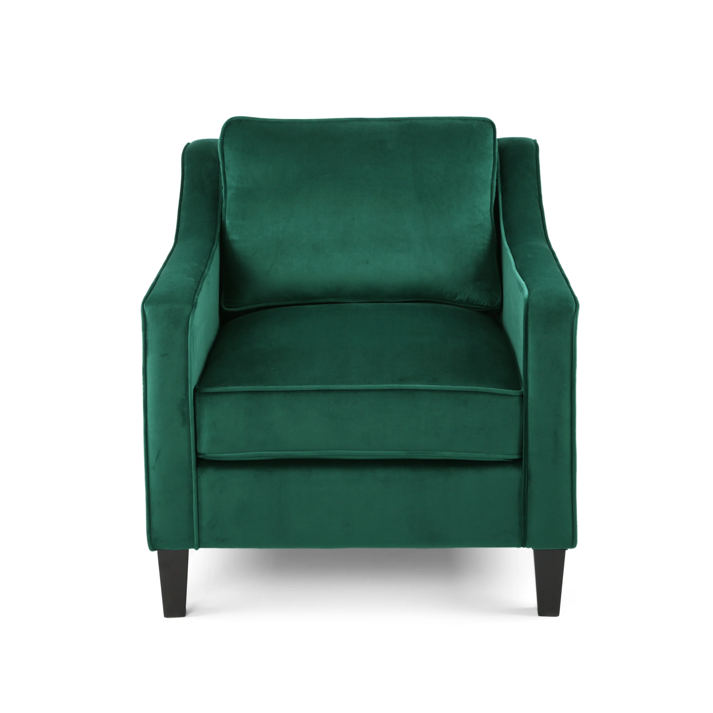Sonny Contemporary Velvet Club Chair - furnishings