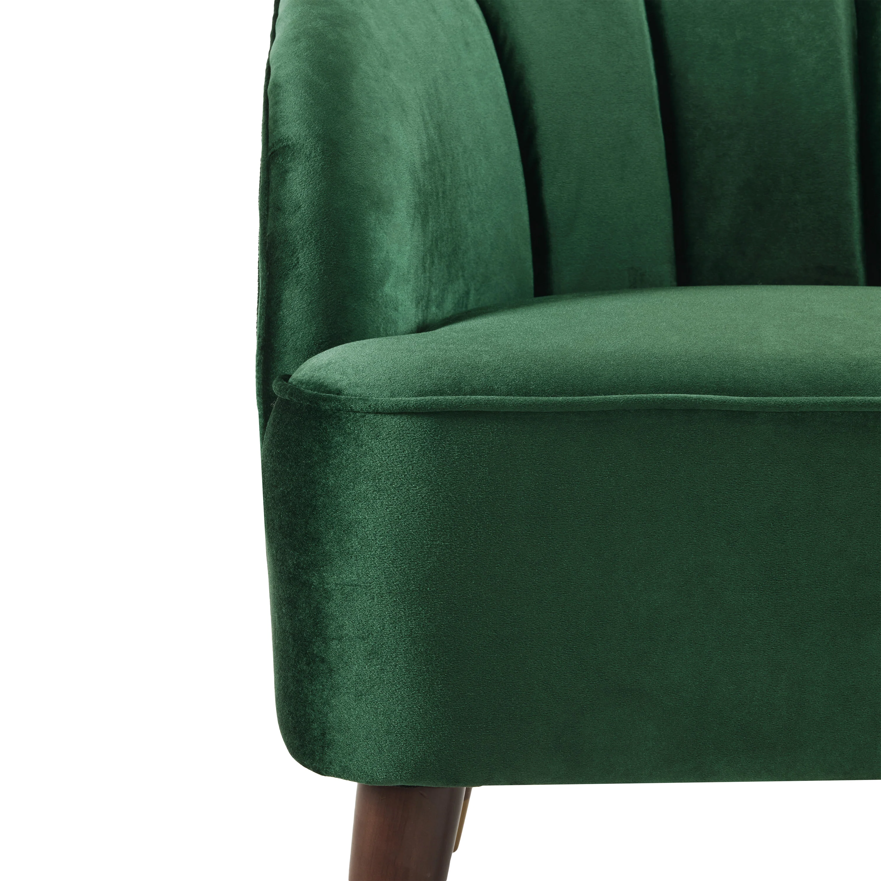 Veneras Velvet Barrel Club Chair - furnishings