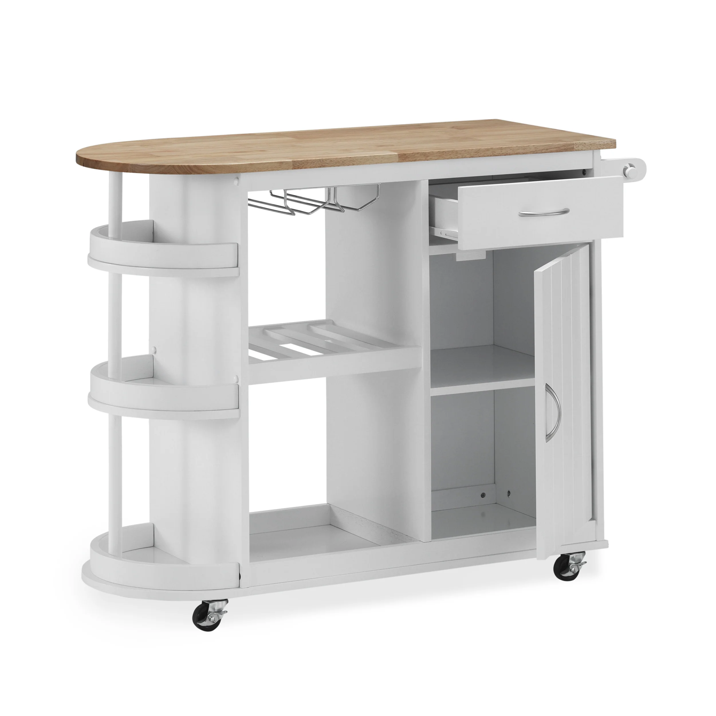 Averi Kitchen Cart with Wheels - furnishings