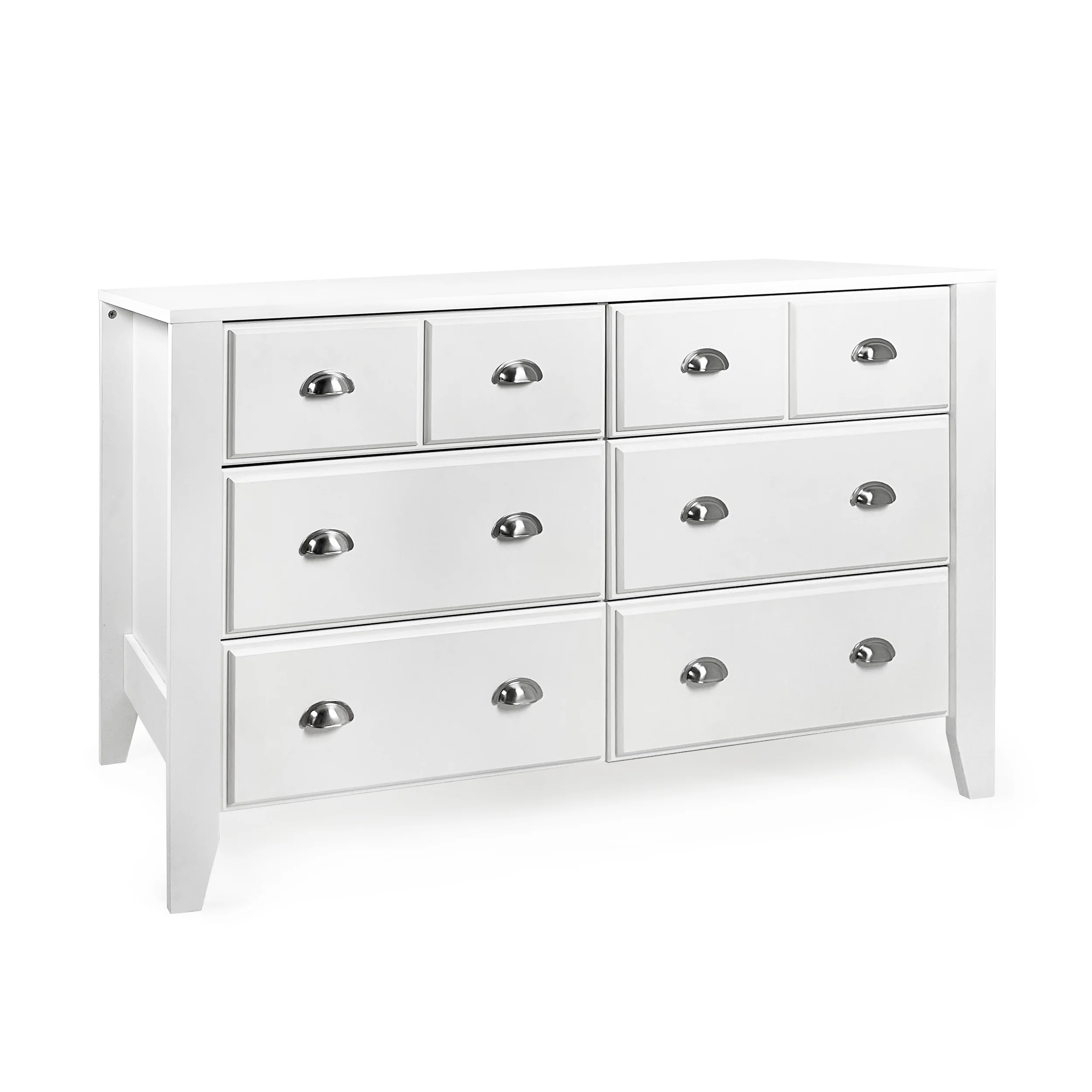 Cleary Contemporary Faux Wood 6 Drawer Double Dresser - furnishings