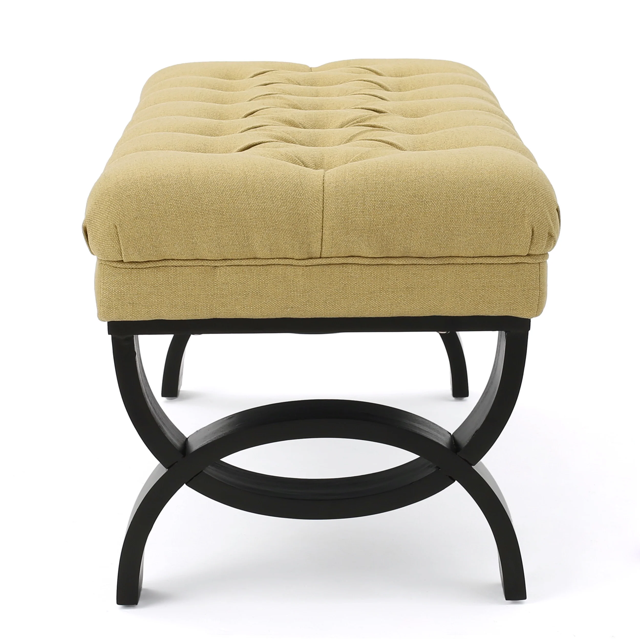 Reddington Tufted Fabric Ottoman Bench - furnishings