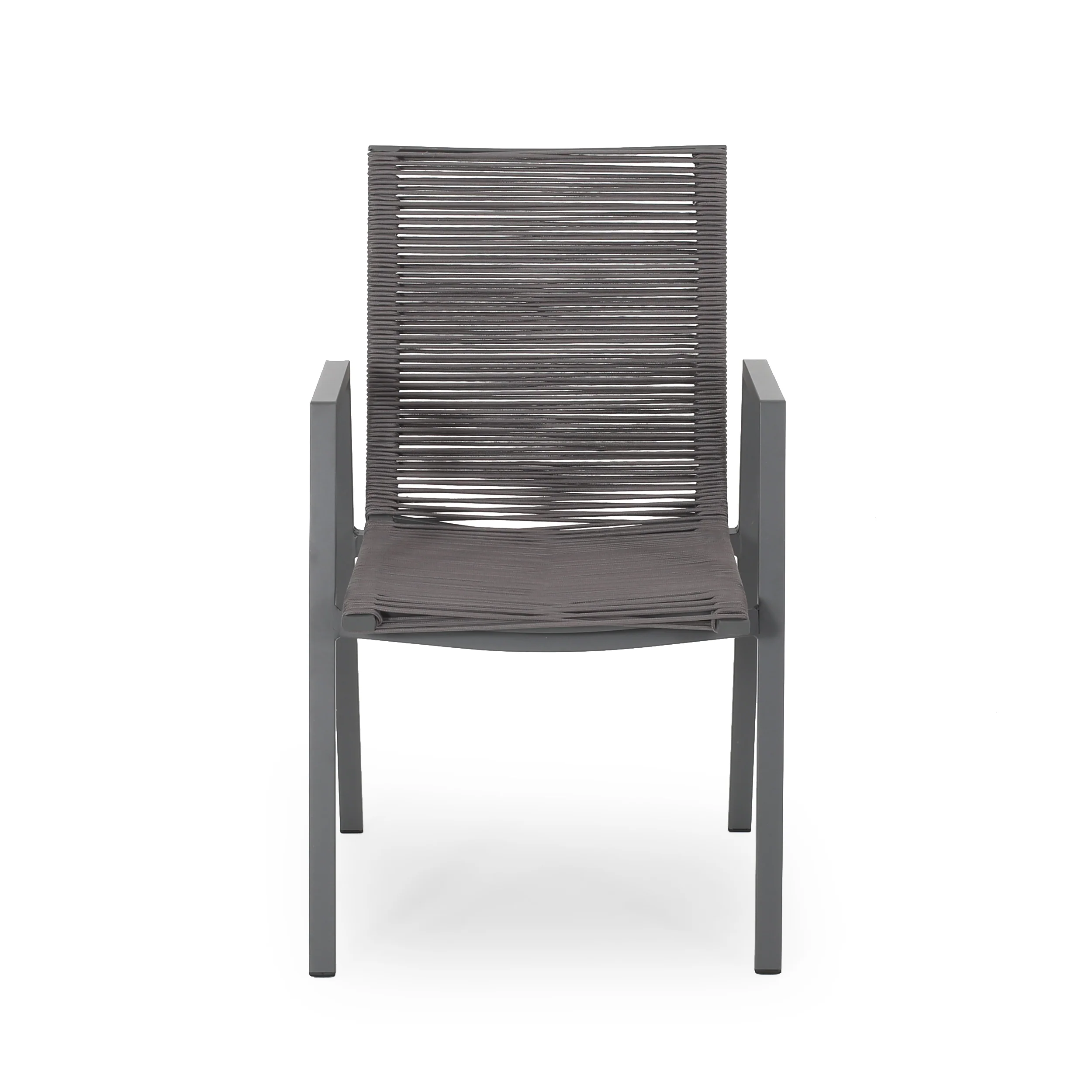 Aisaiah Outdoor Modern 6 Seater Dining Set - furnishings