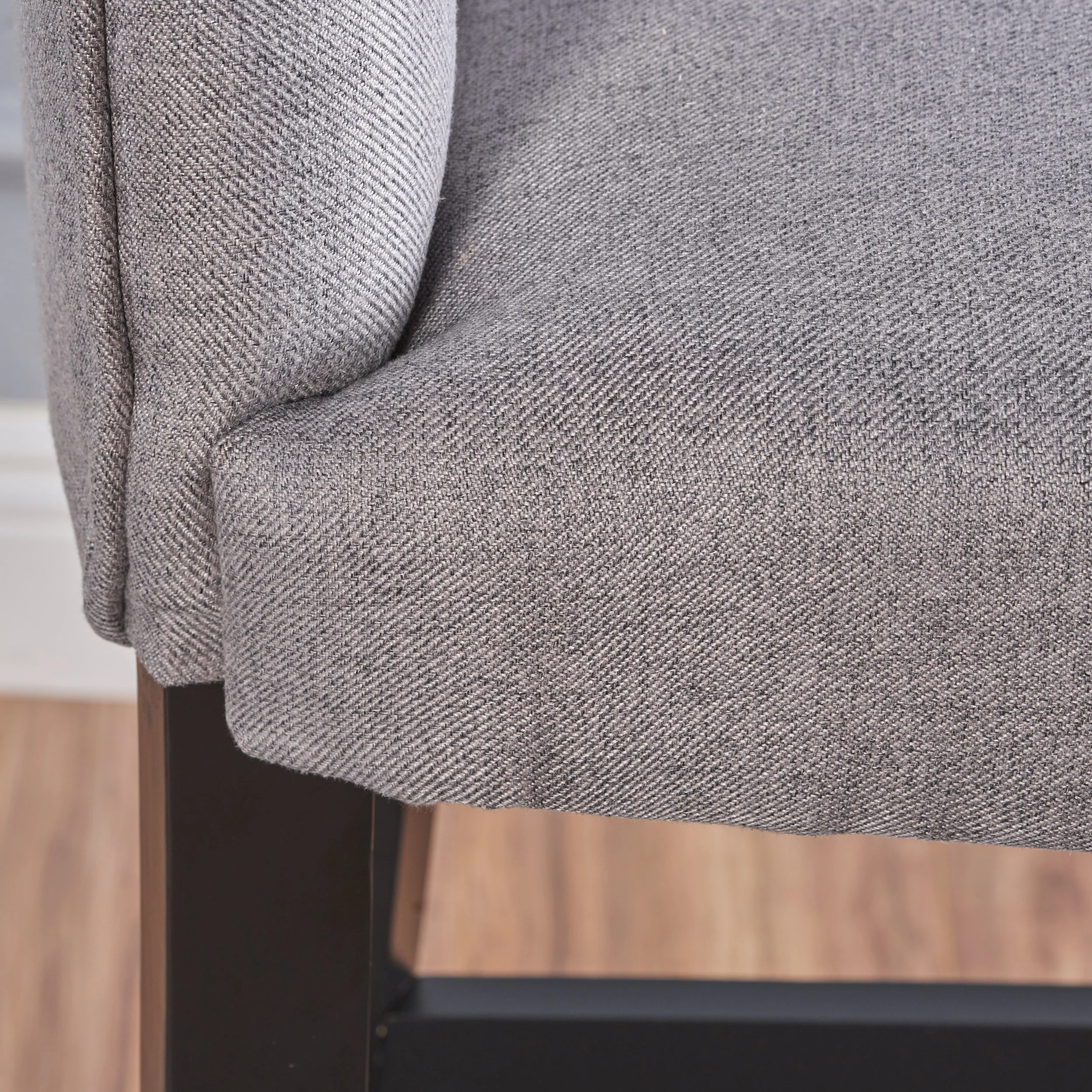 Padma 30-Inch Tufted Back Fabric Barstools (Set of 2) - furnishings