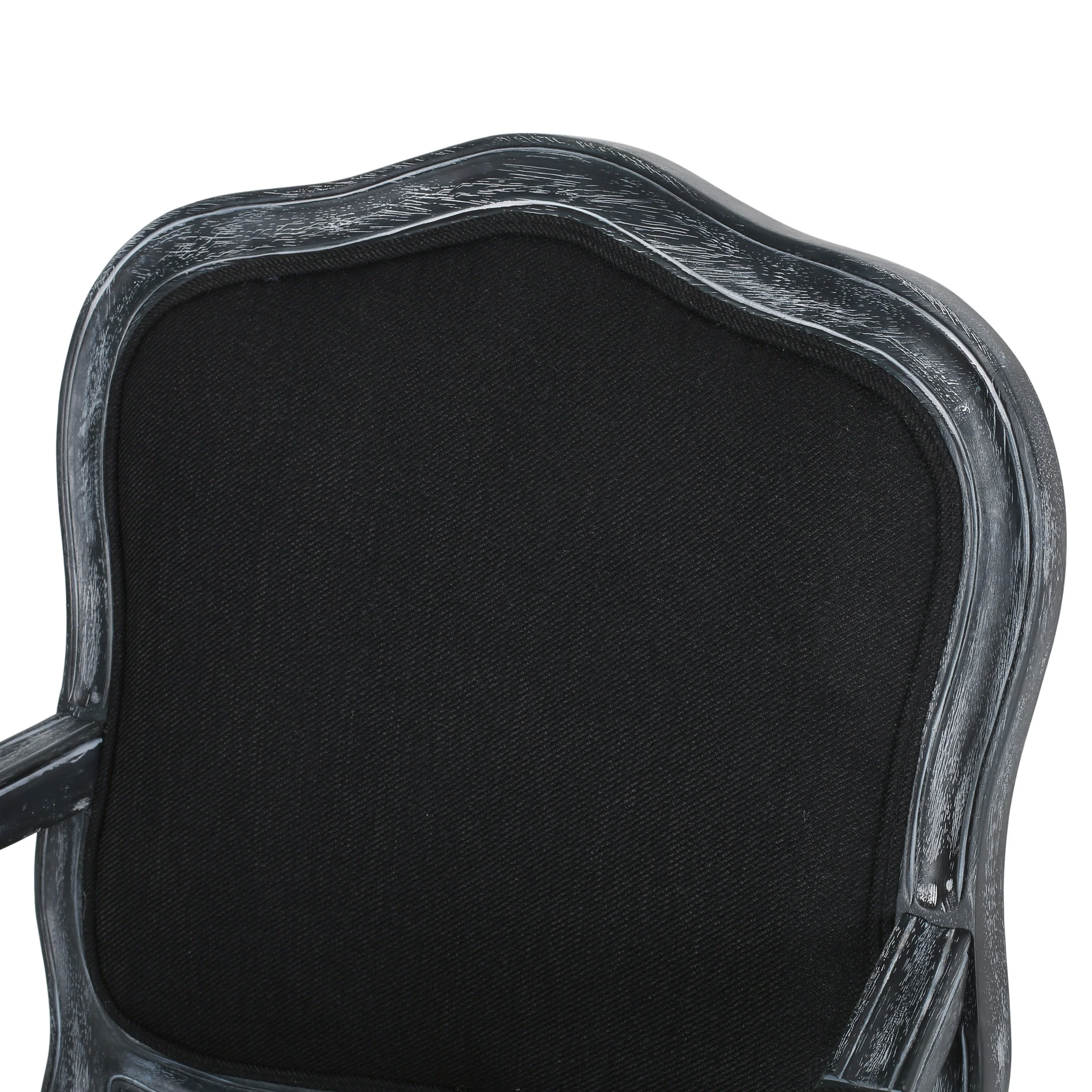 Stene French Country Wood Upholstered Dining Armchair - furnishings