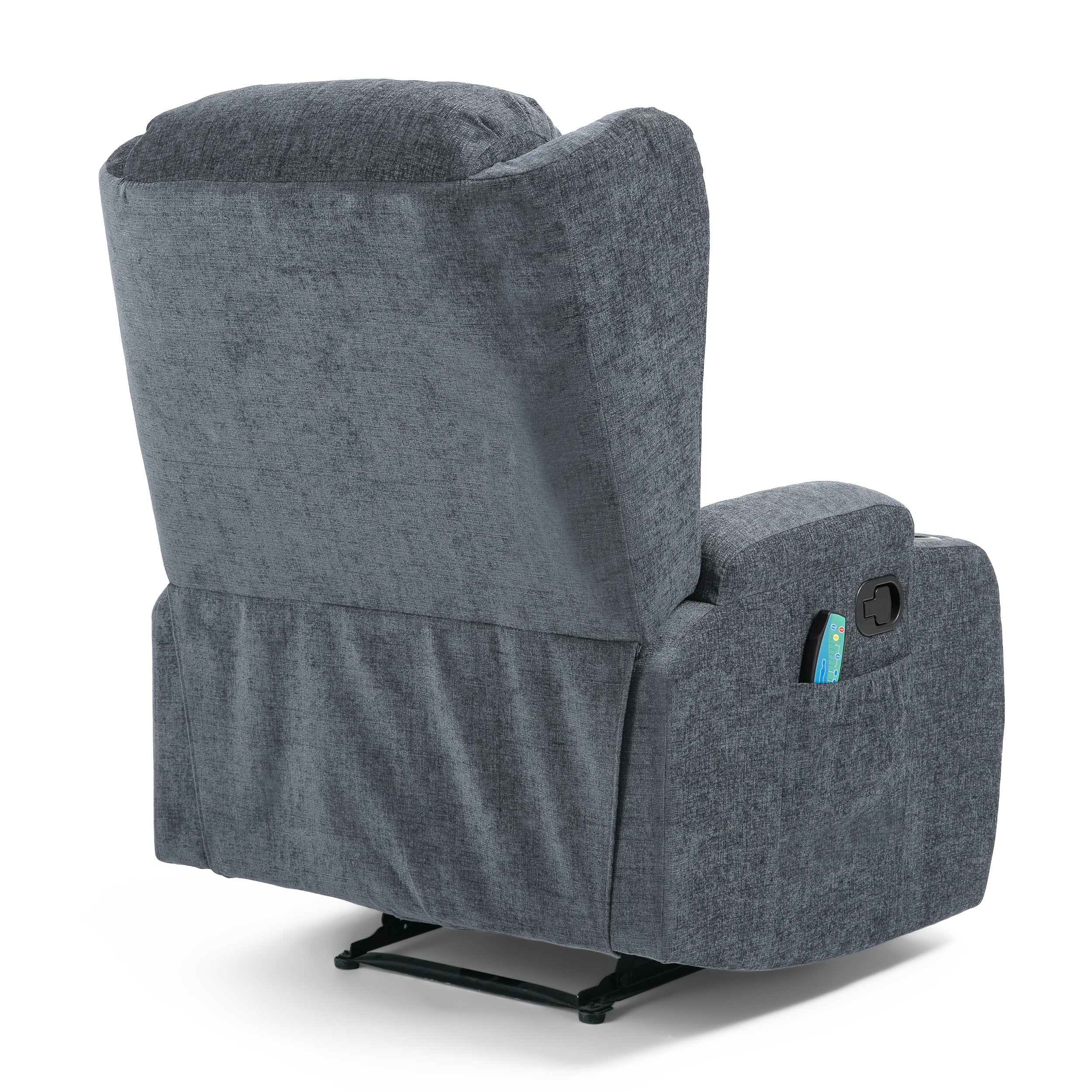 Ellerslie Contemporary Pillow Tufted Massage Recliner - furnishings