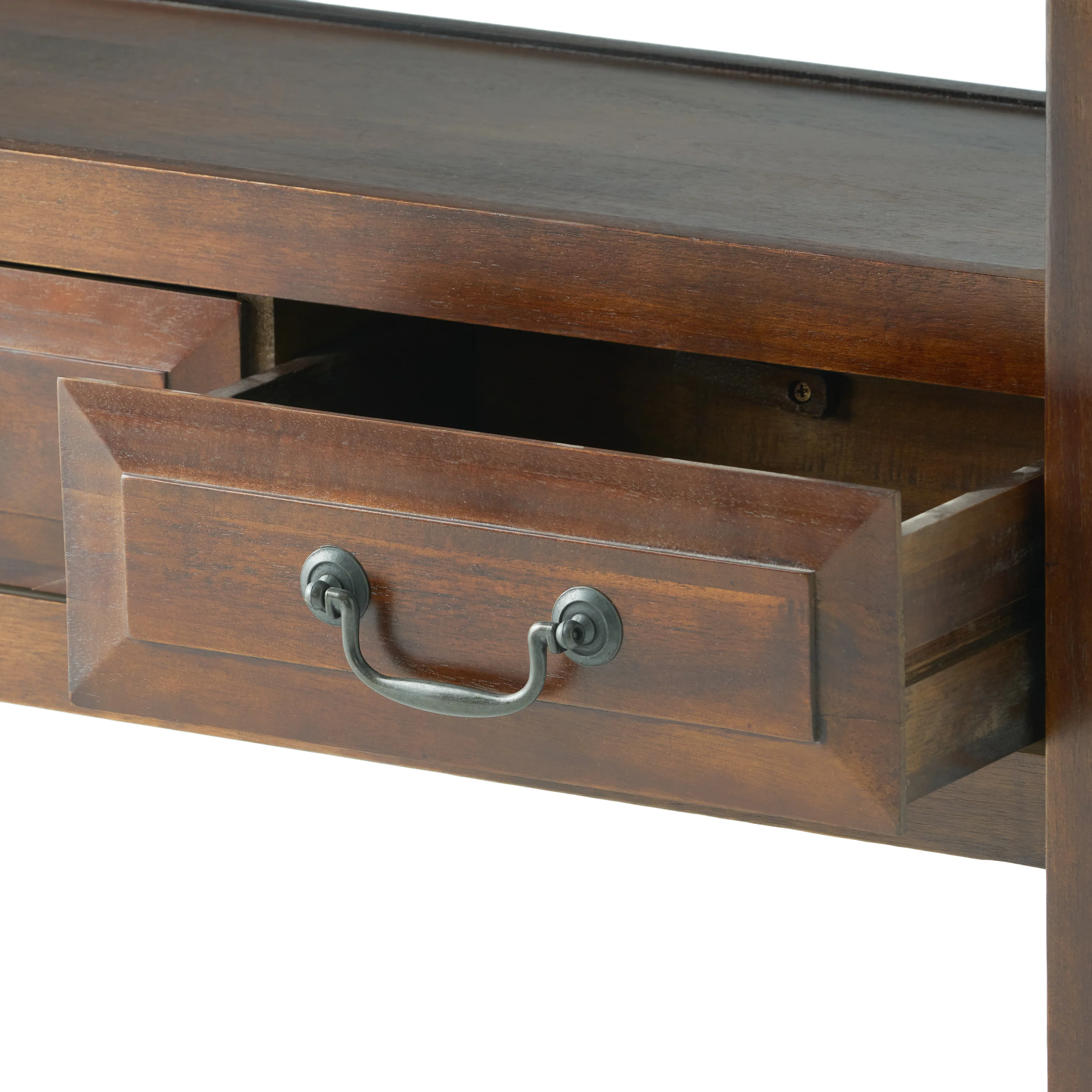 Noah Brown Mahogany Wood Accent Table - furnishings