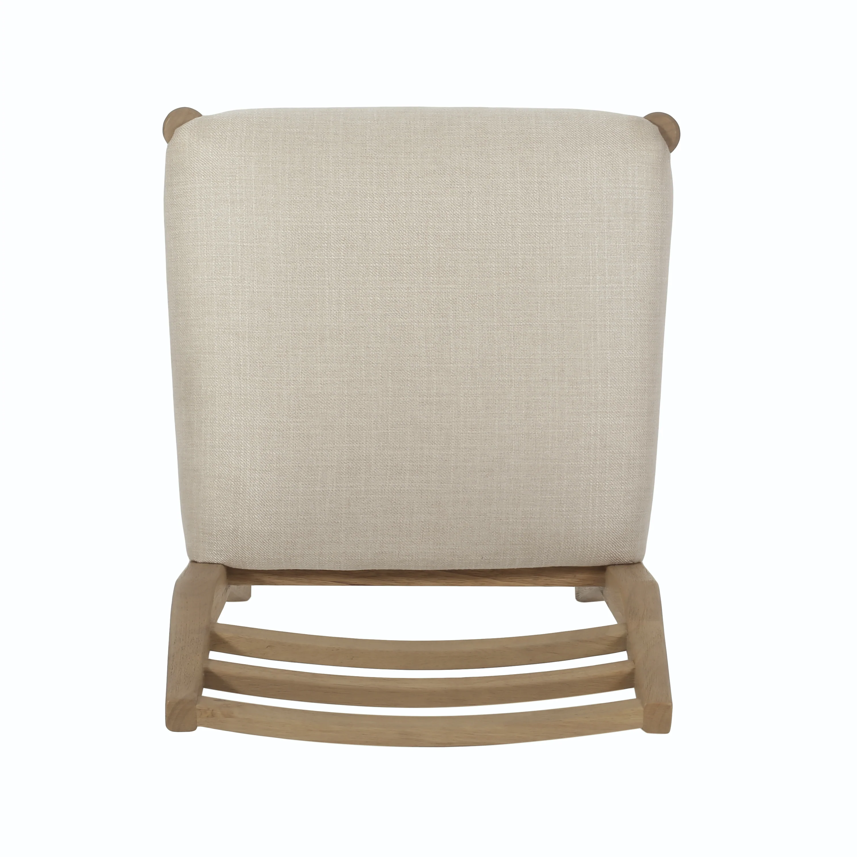 Felly Farmhouse Fabric Upholstered Wood Dining Chairs, Set of 2 - furnishings