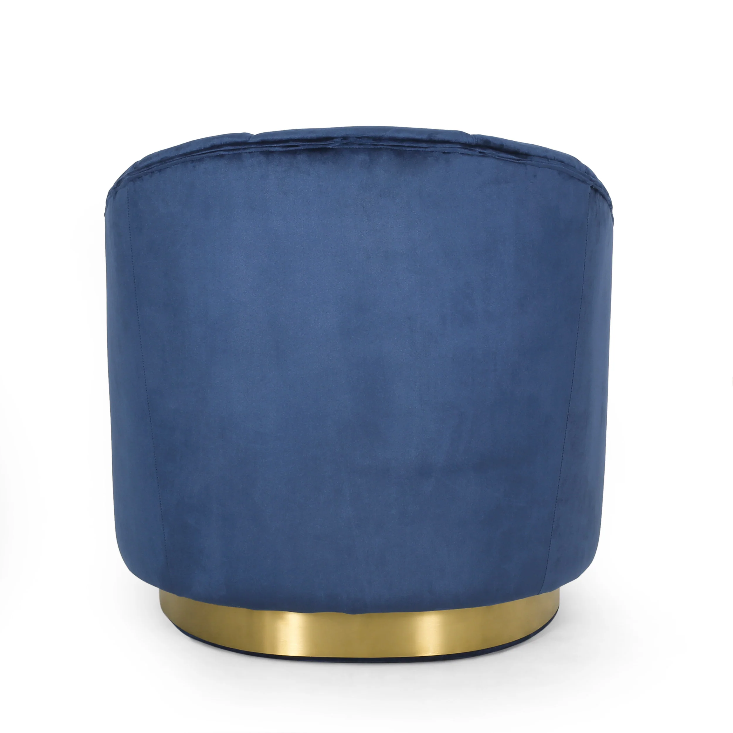 Caily Modern Glam Channel Stitch Velvet Club Chair - furnishings