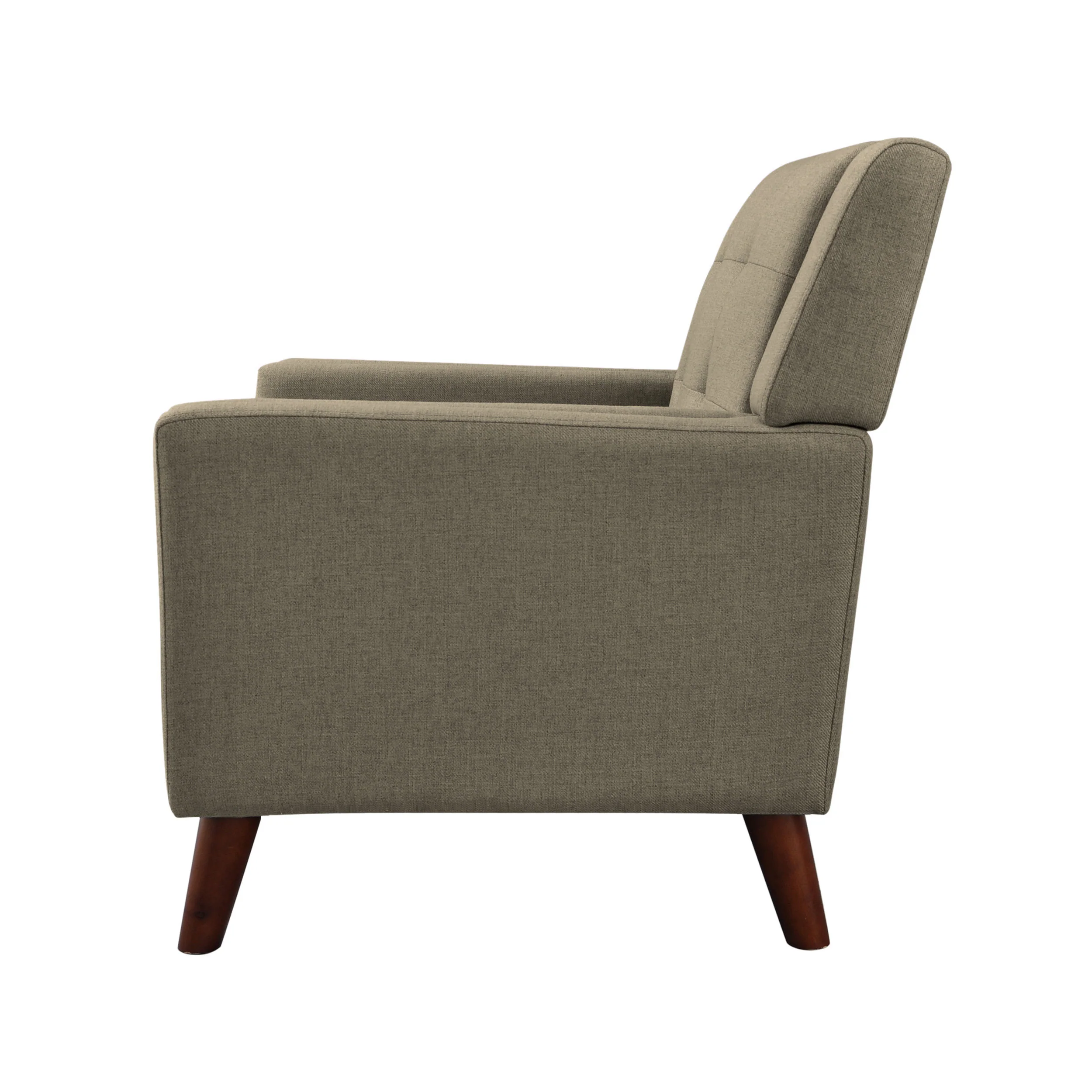 Anvith Mid Century Modern Fabric Arm Chair - furnishings