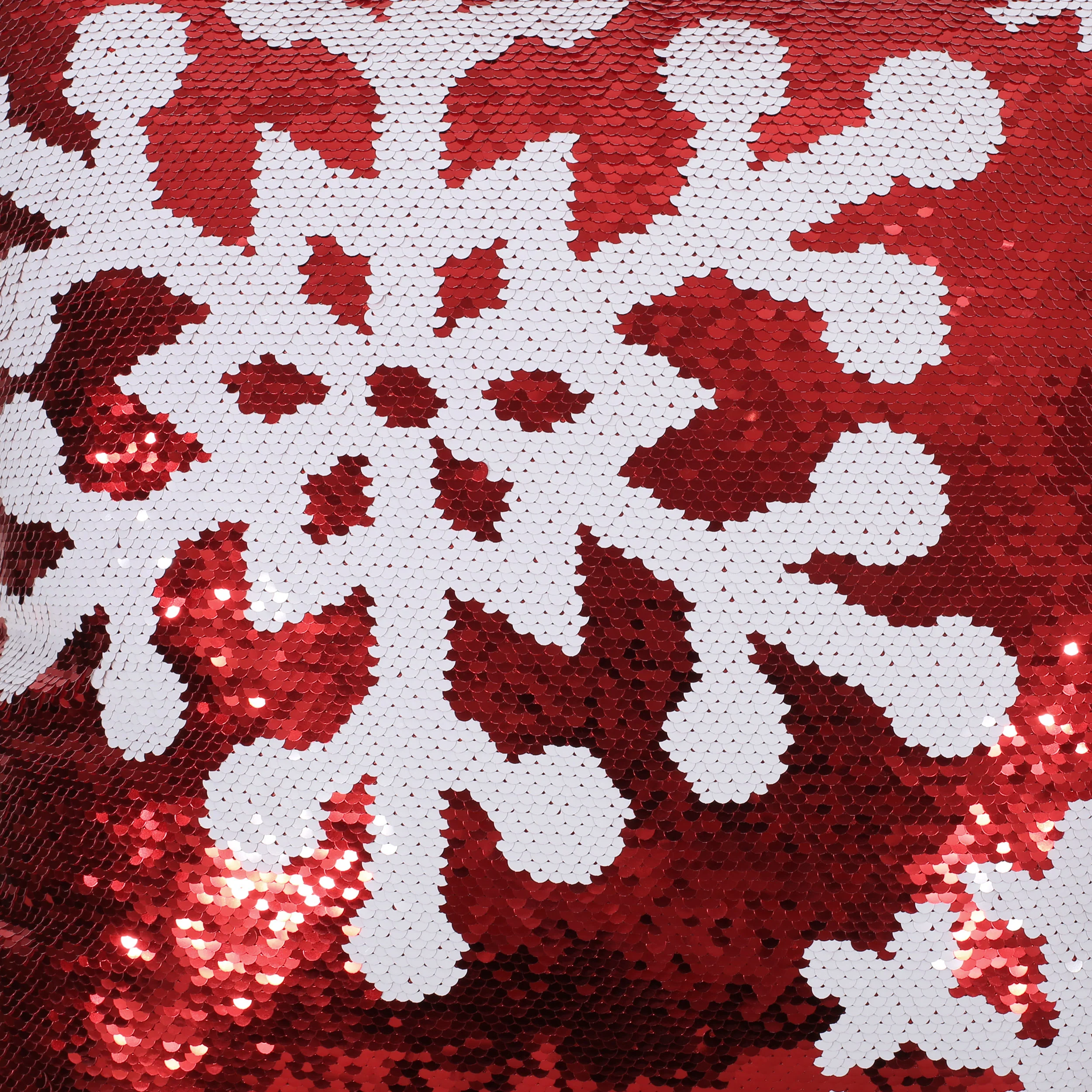 Sherard Glam Sequin Christmas Throw Pillow - furnishings