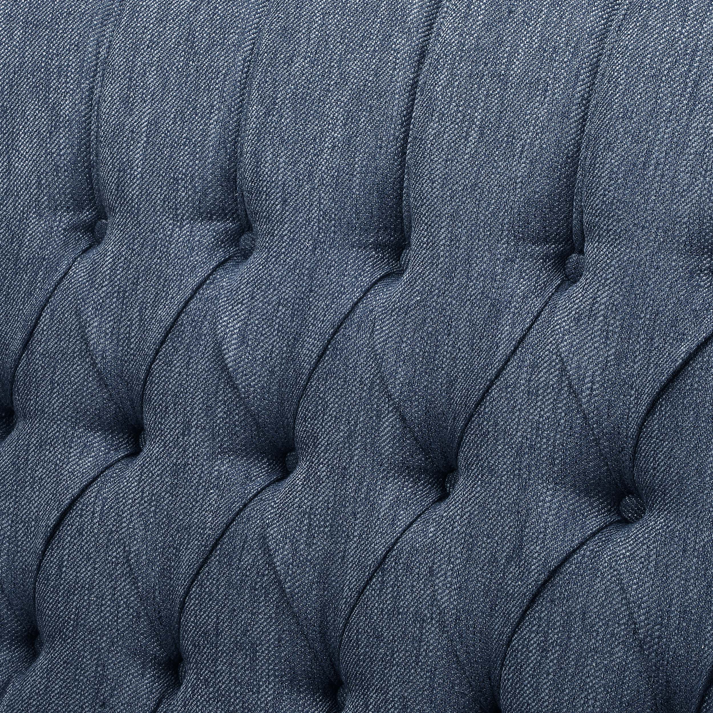 Salome Oversized Tufted Wingback Fabric Push Back Recliner - furnishings