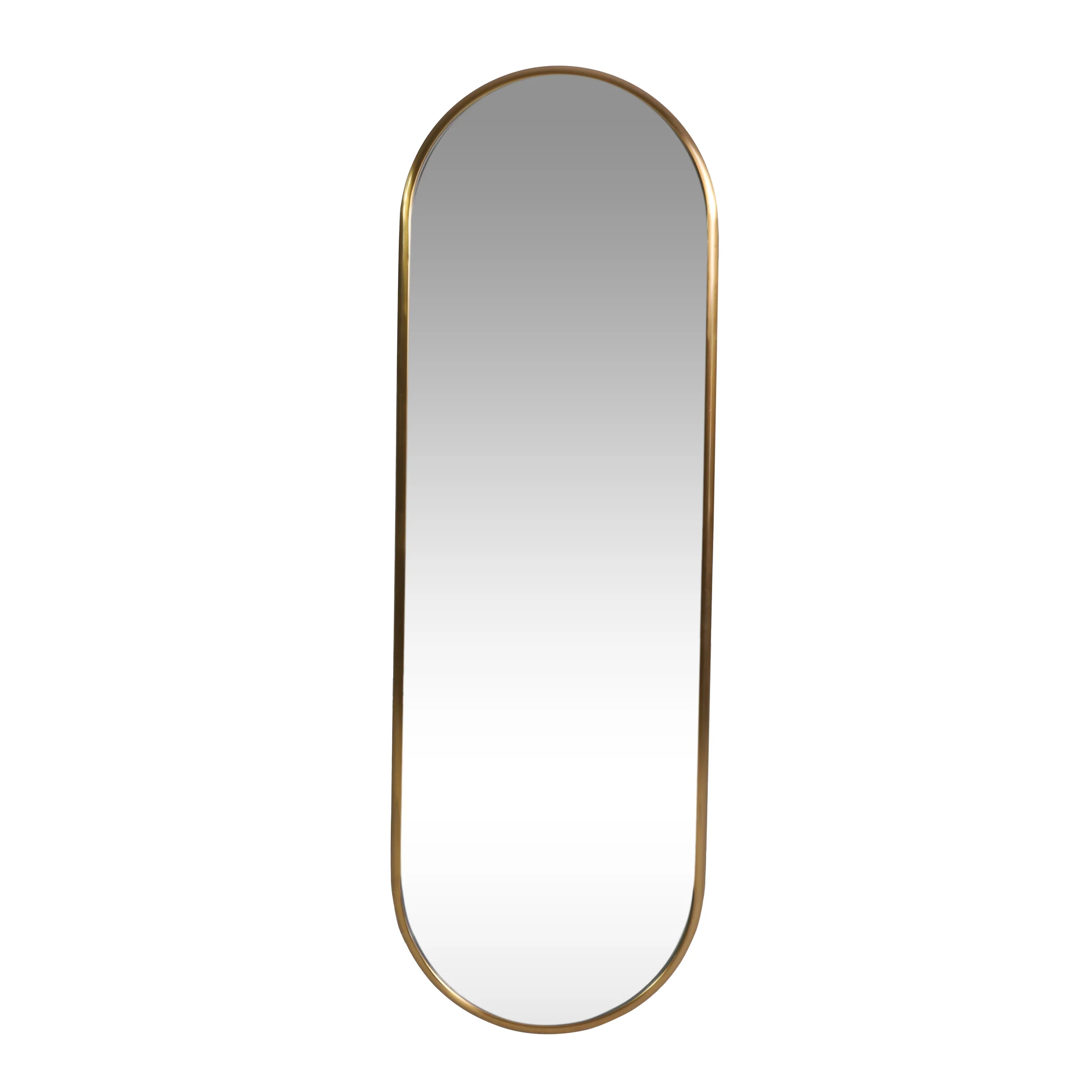 Smythe Contemporary Oval Wall Mirror - furnishings