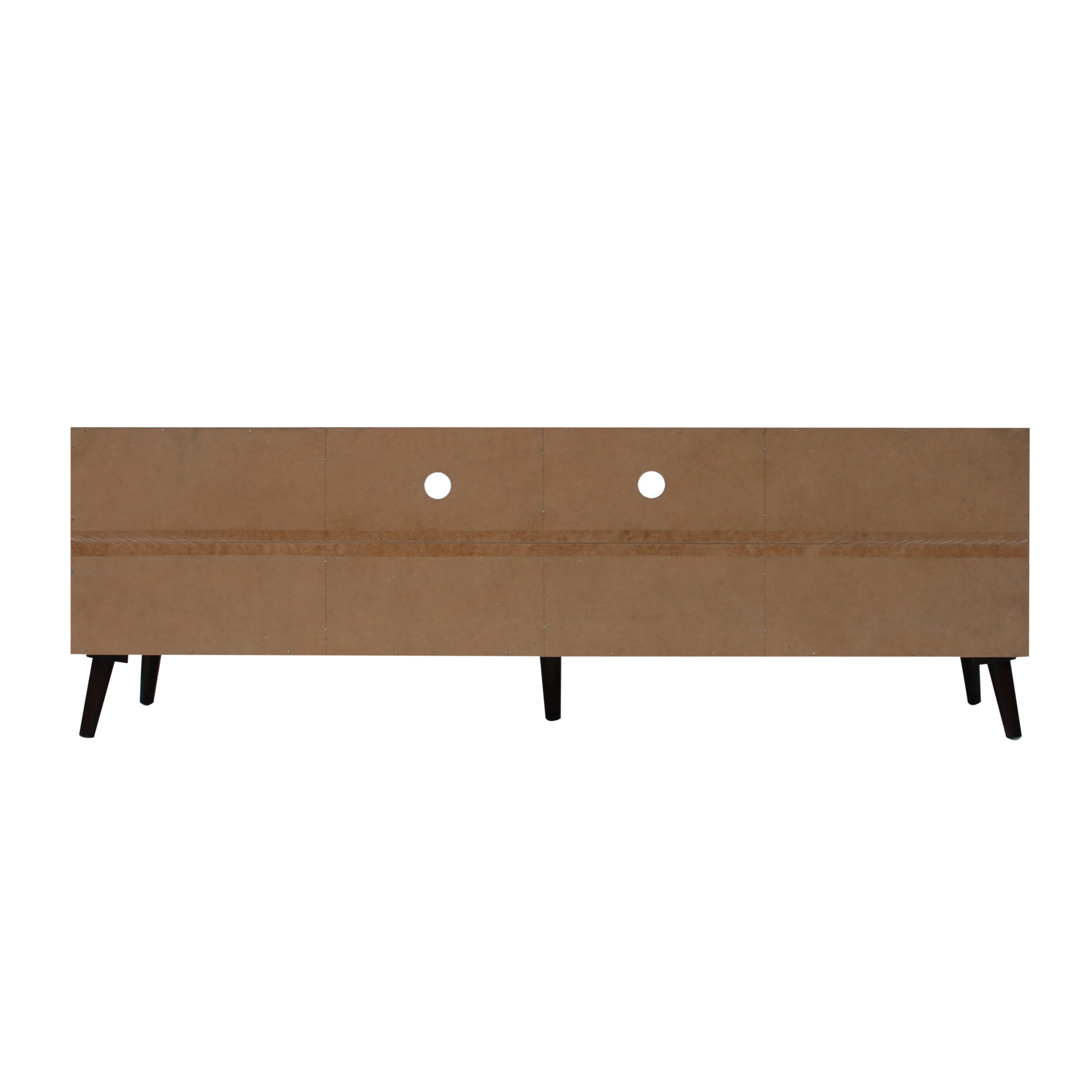 Owensmouth Mid Century Modern 2 Cabinets & Shelves TV Stand - furnishings