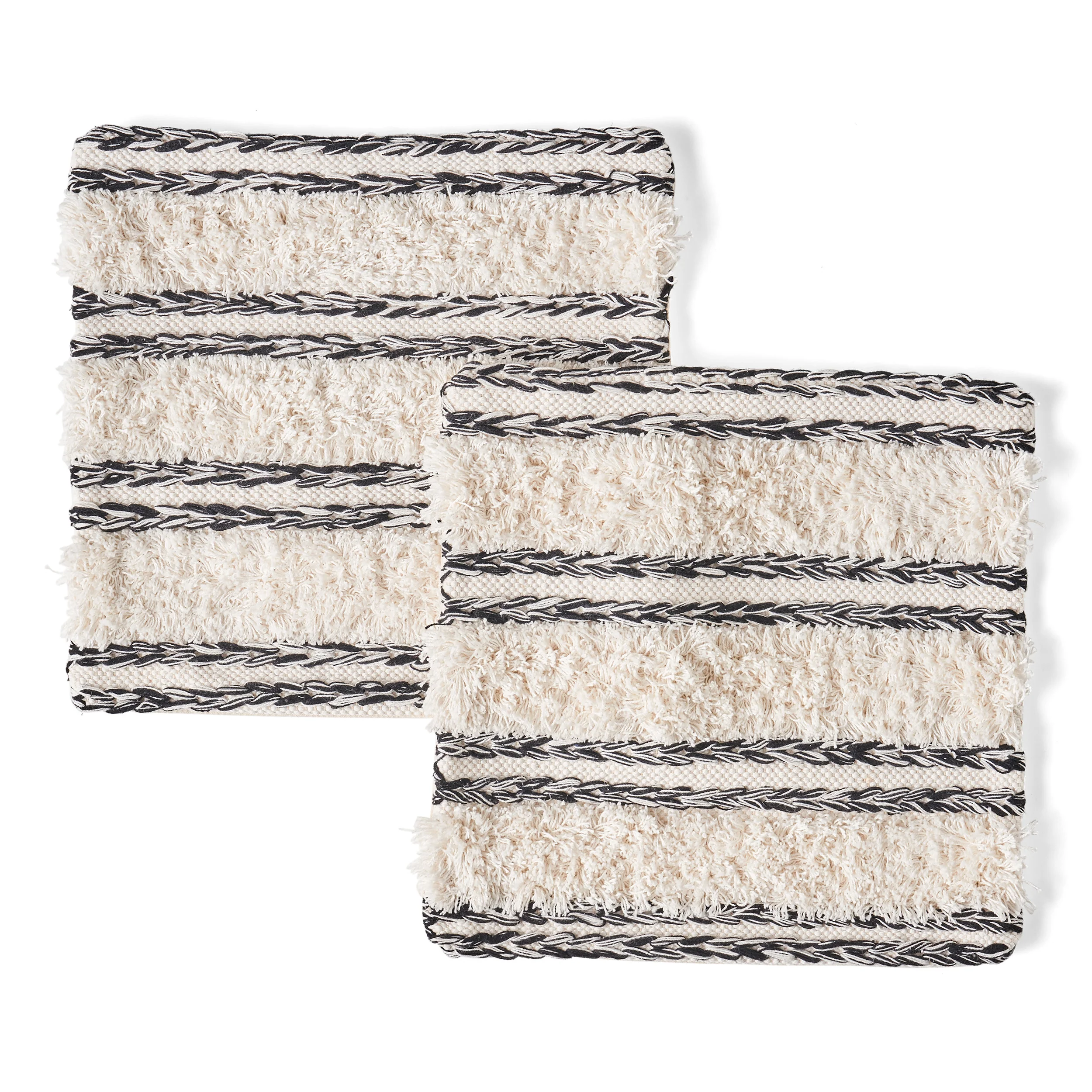 Emoni Boho Cotton Pillow Cover (Set of 2) - furnishings