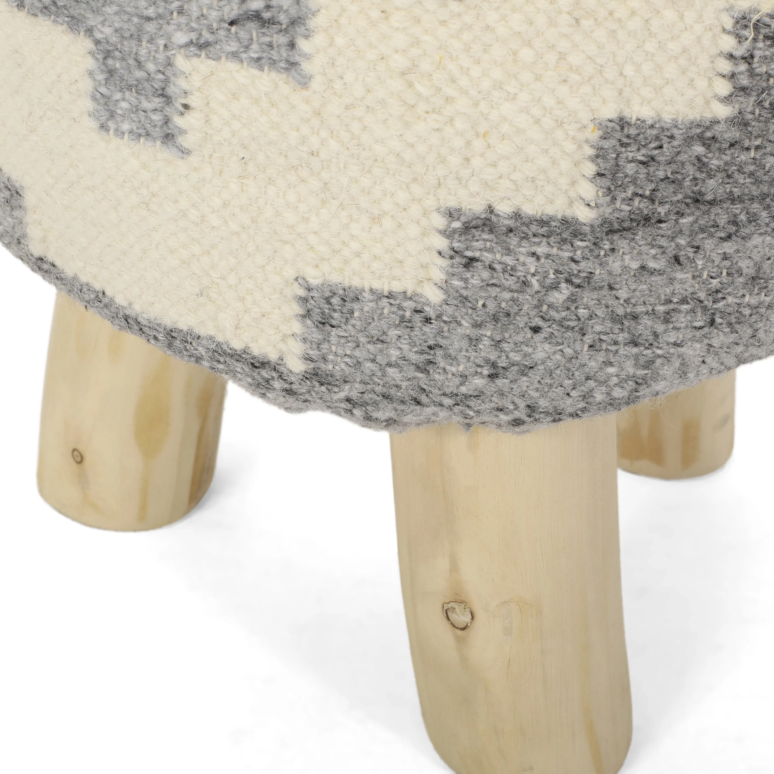 Jaxcen Handcrafted Boho Stool - furnishings