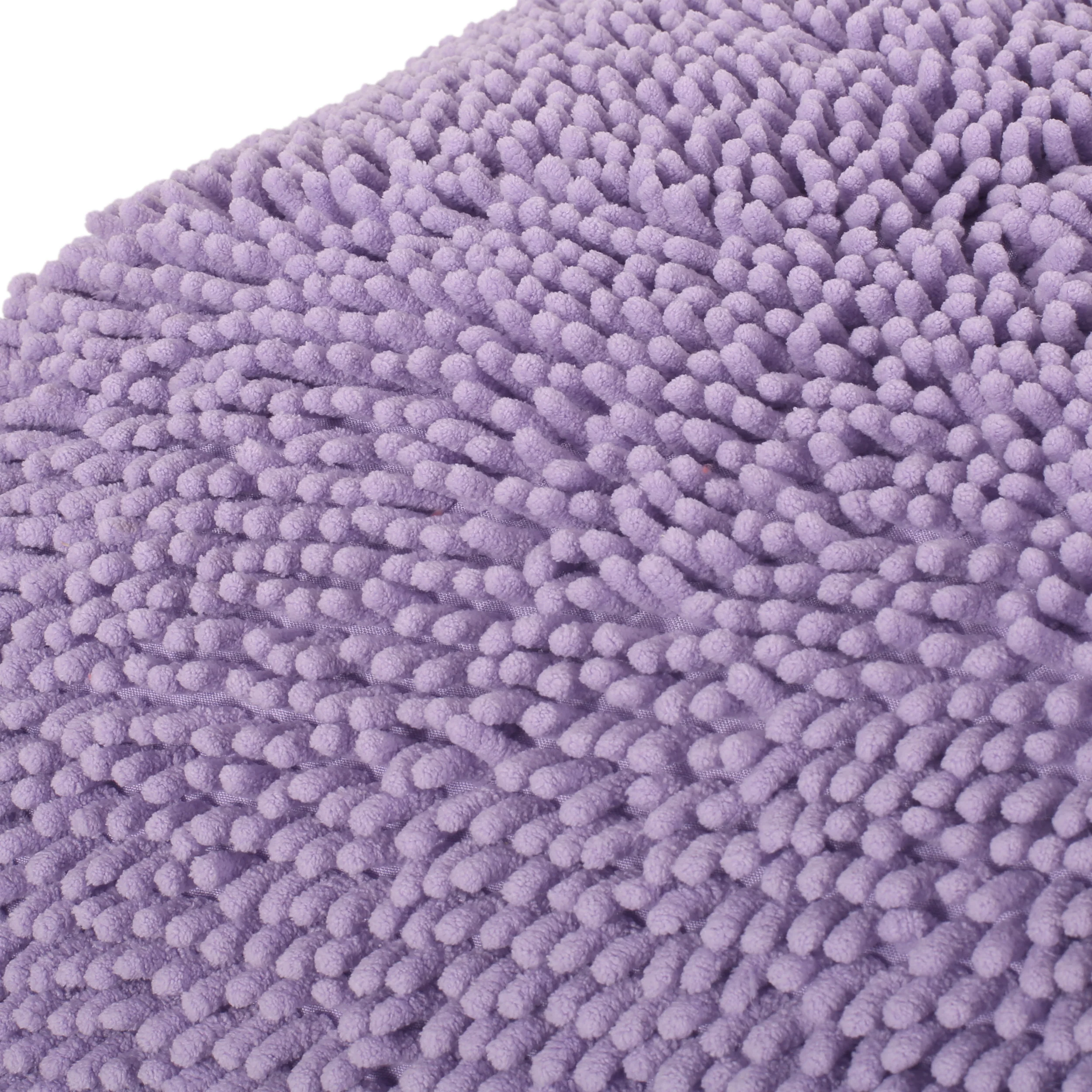 Statham Modern Microfiber Chenille Square Pouf - furnishings