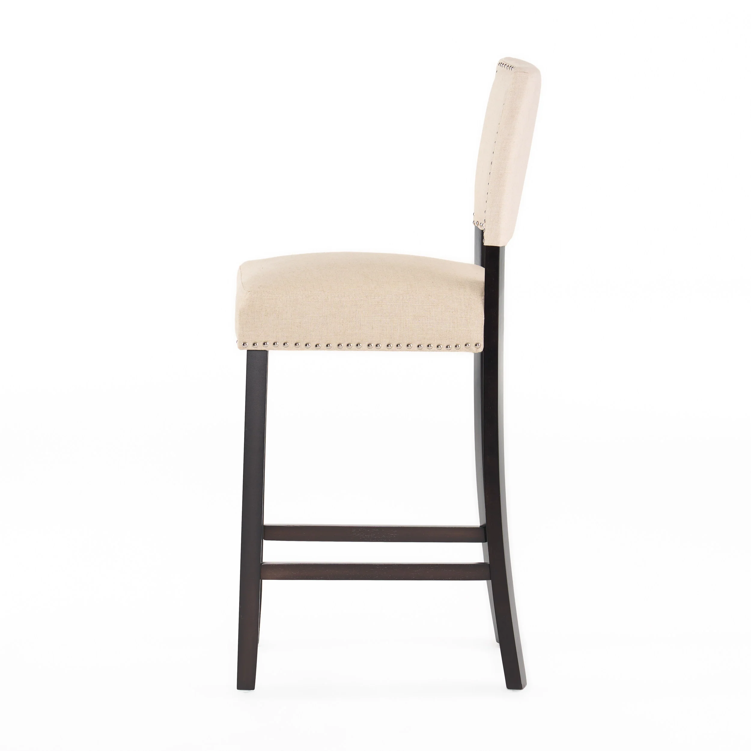 William 31-Inch Bonded Fabric Backed Barstool (Set of 2) - furnishings