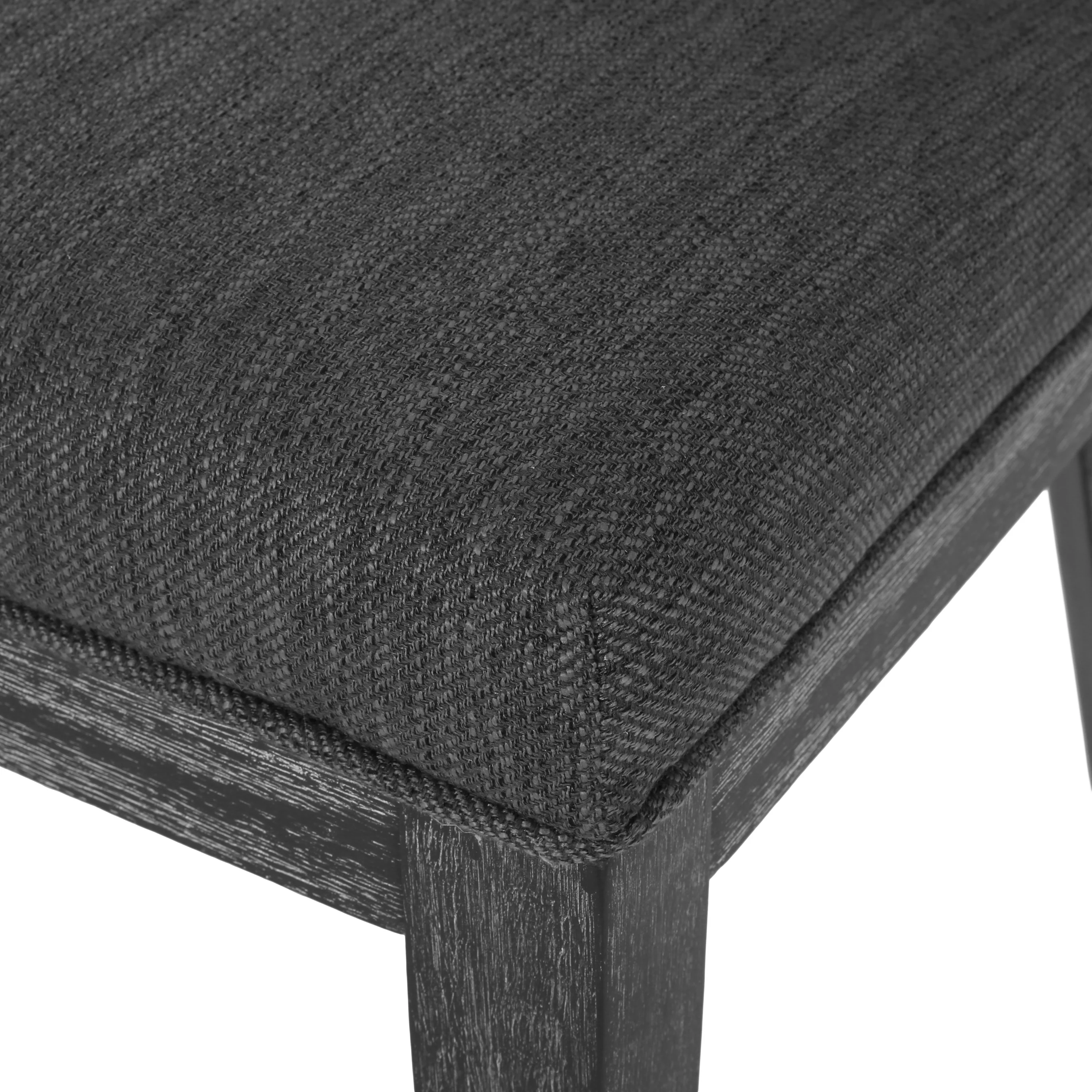 Boise Contemporary Fabric Upholstered Wood Dining Chairs, Set of 2 - furnishings