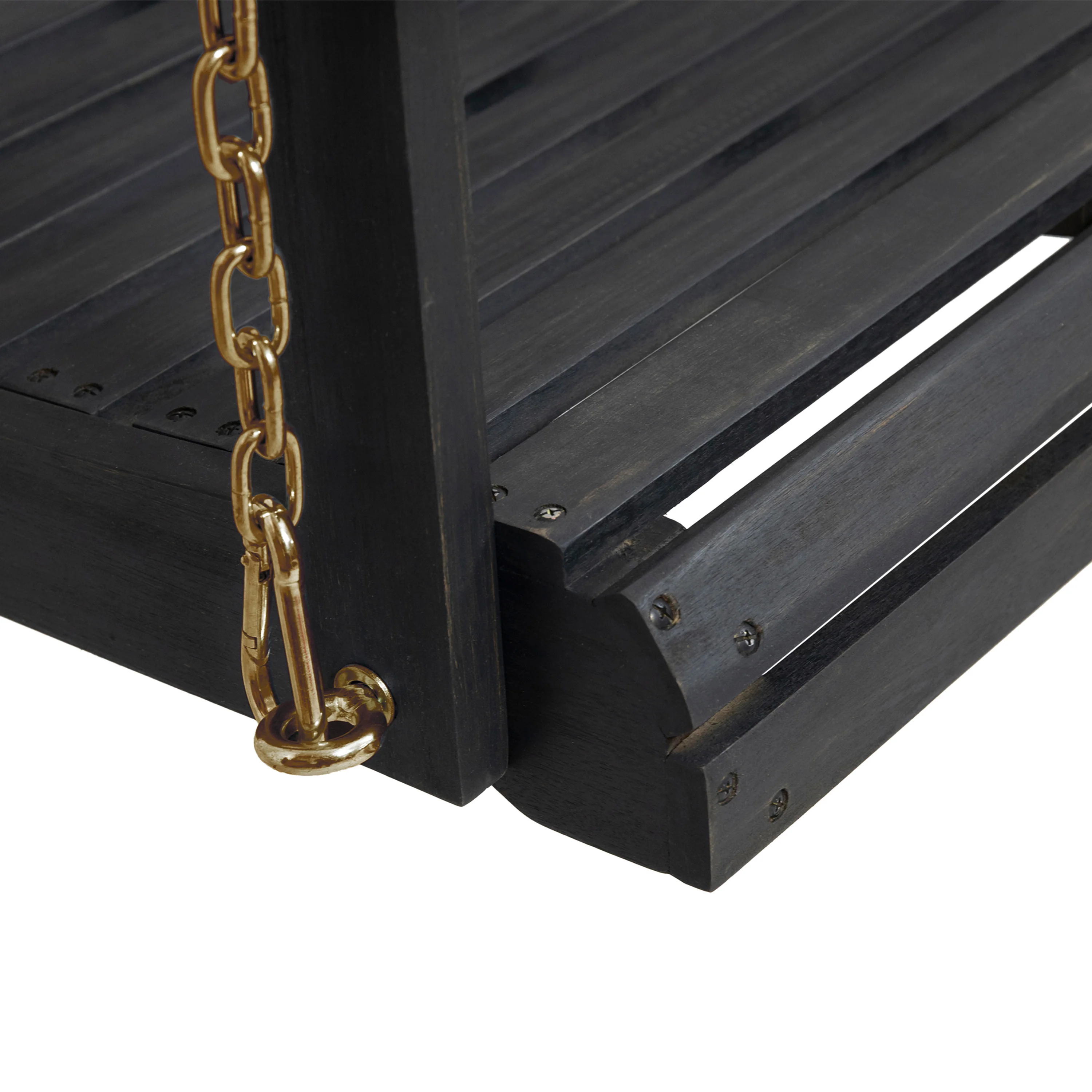 Viola Outdoor Aacia Wood Porch Swing - furnishings