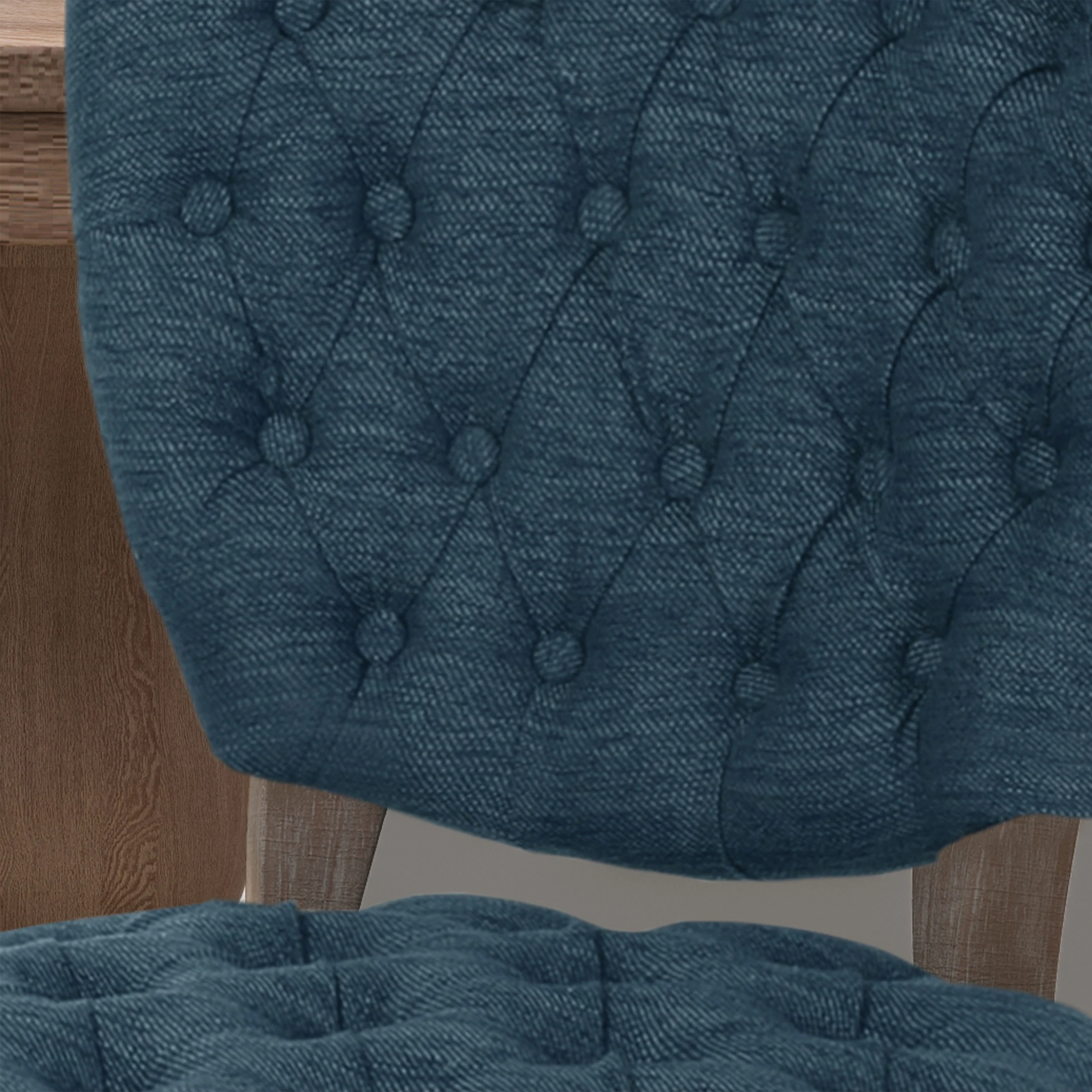 Case Tufted Dining Chair with Cabriole Legs (Set of 2) - furnishings