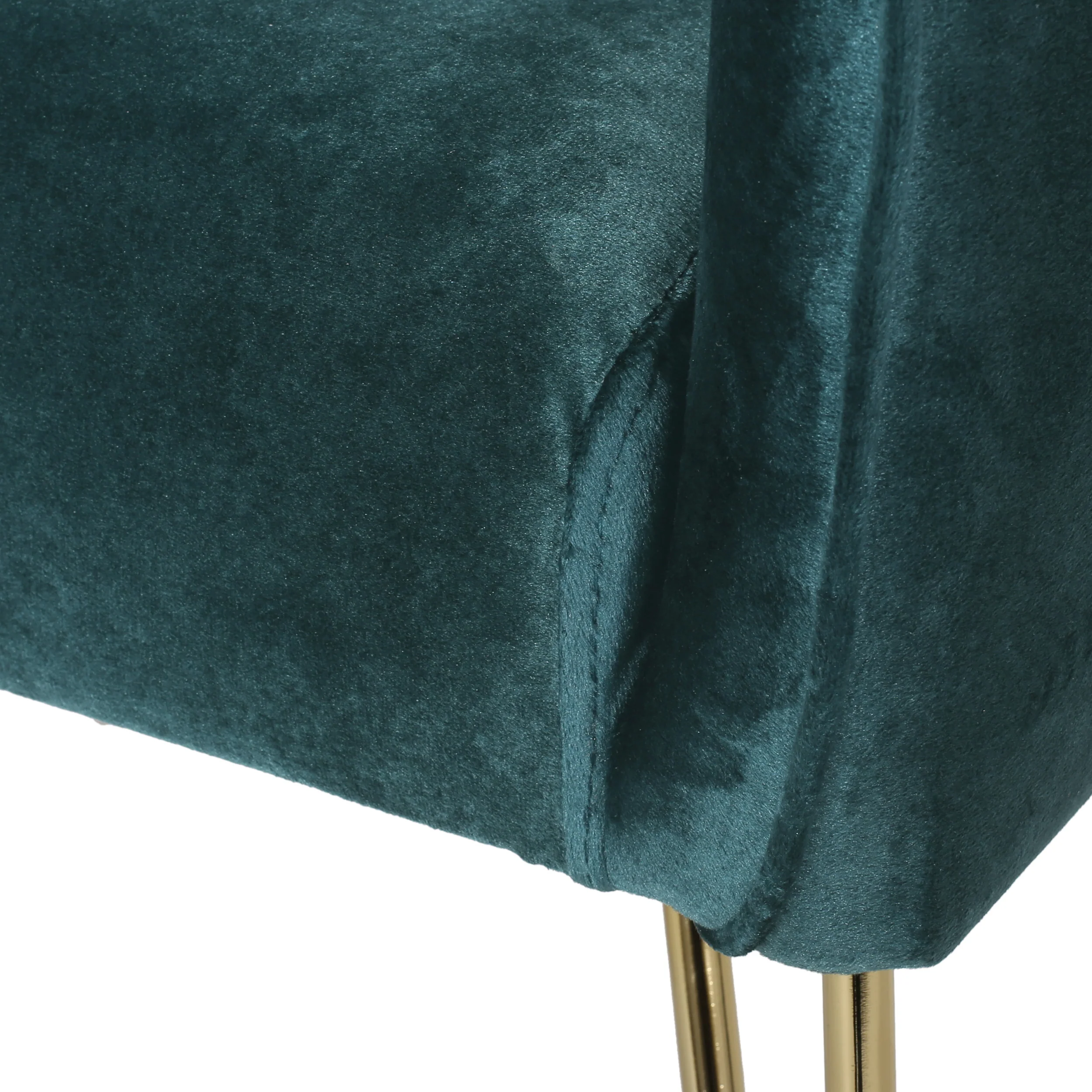 Paul Modern Glam Velvet Club Chair with Hairpin Legs - furnishings